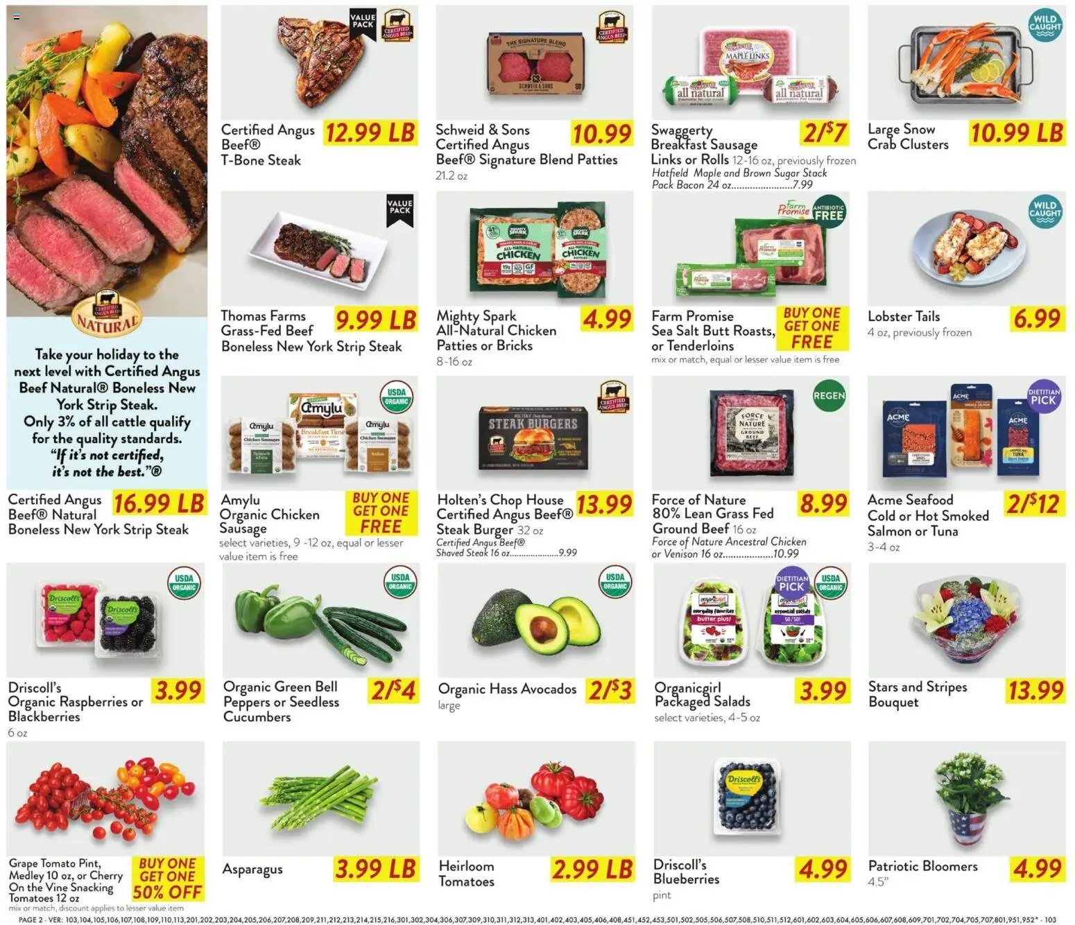 Fresh Thyme Weekly Ad - MI - valid from 20.05.2026 | Page: 5 | Products: Butter, Cucumbers, Seafood, Sausage