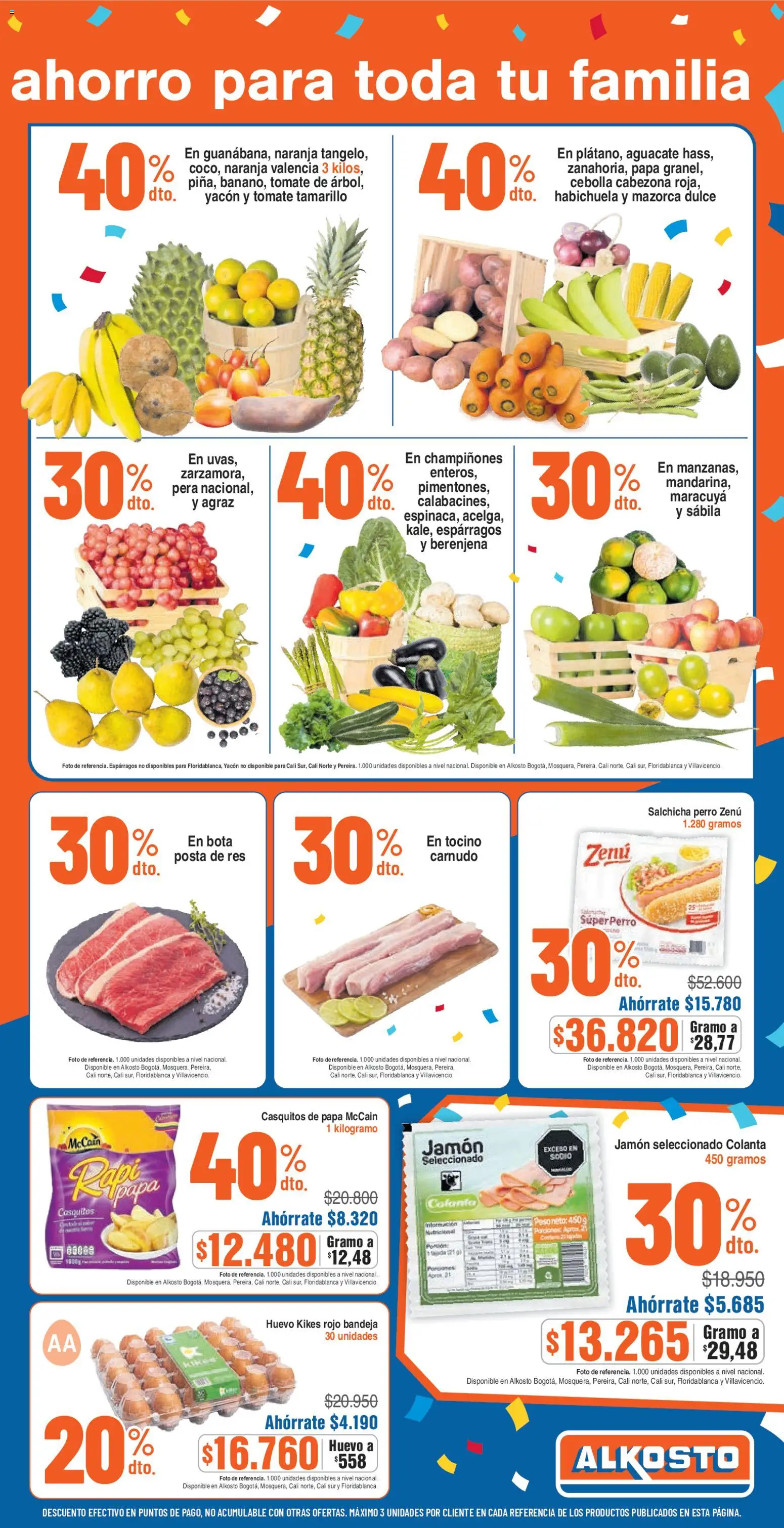 Ktronix revista - valida desde el 18.04.2026 | Página: 9 | Productos: Aguacate, Salchicha, Peso, Tomate