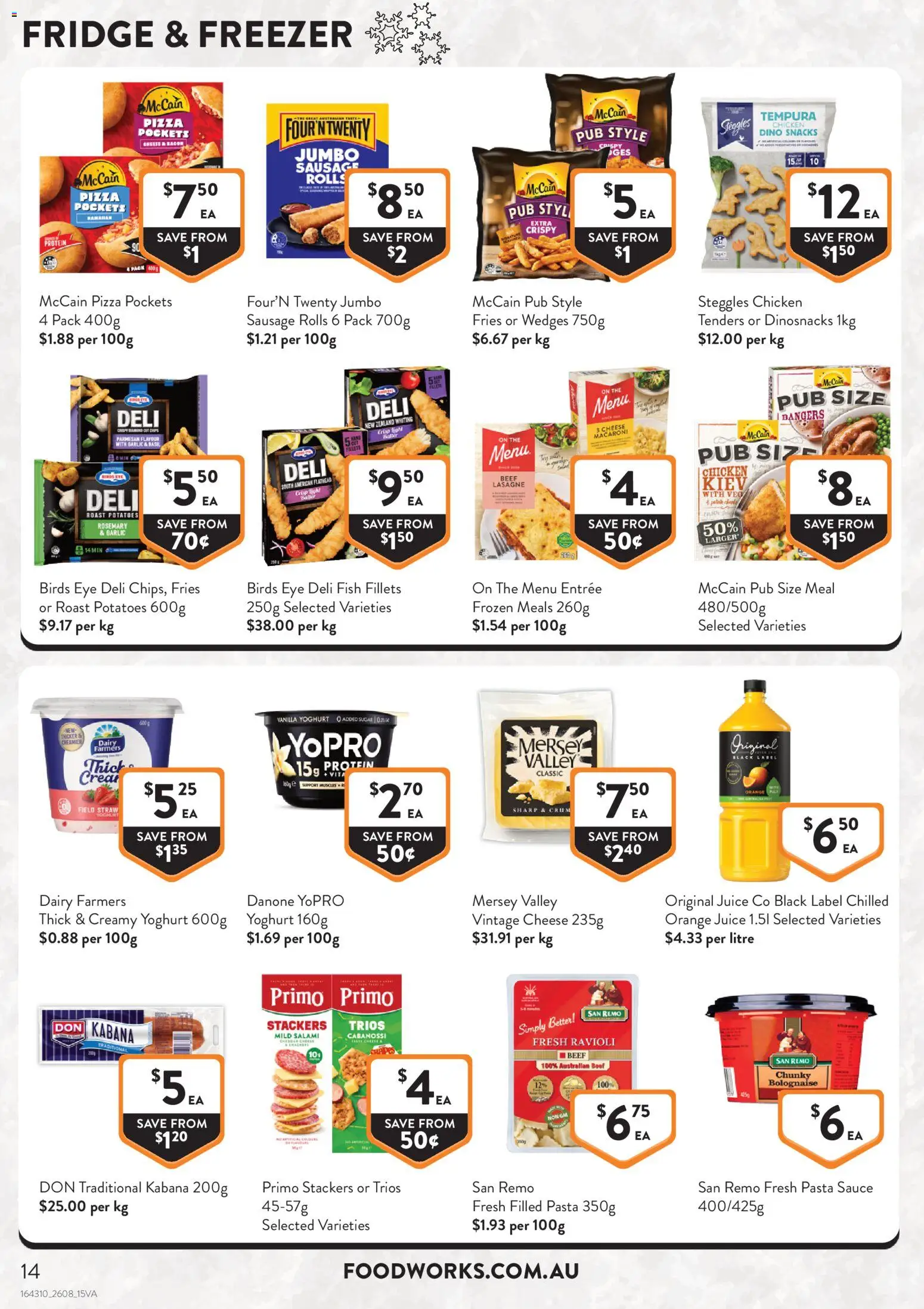 Foodworks catalogue - valid from 26/08/2026 | Page: 14 | Products: Light, Sauce, Sugar, Vanilla