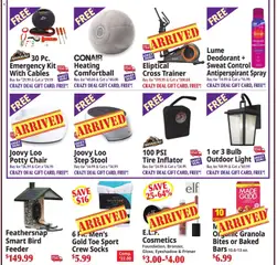 Preview of Ocean State Job Lot weekly ads valid from 07/16/2026 | Page: 2 | Products: Eyeshadow, Deodorant, Antiperspirant, Socks