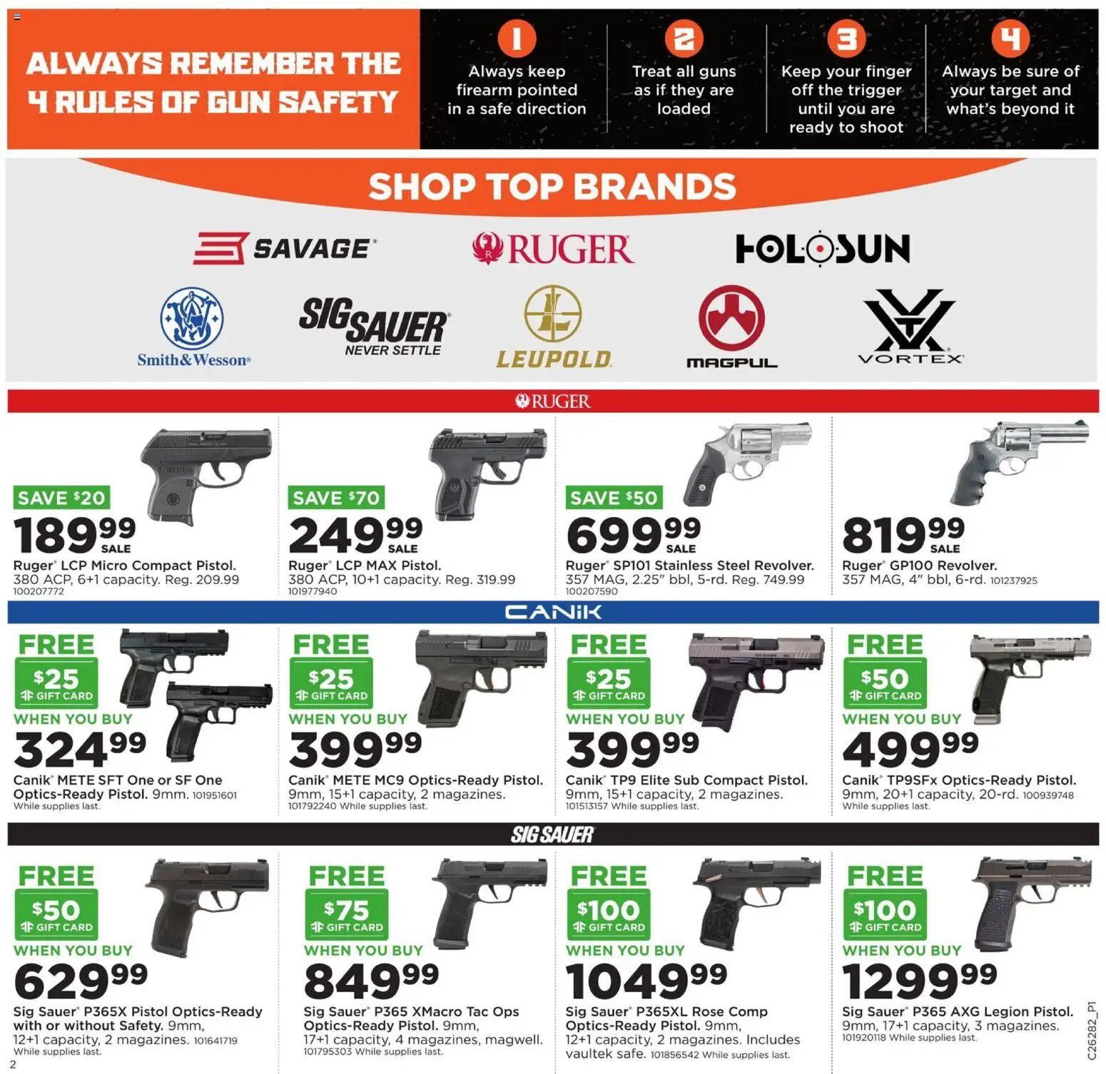 Mills Fleet Farm Weekly Ad - valid from 07/06/2026 | Page: 2 | Products: Safe, Gun
