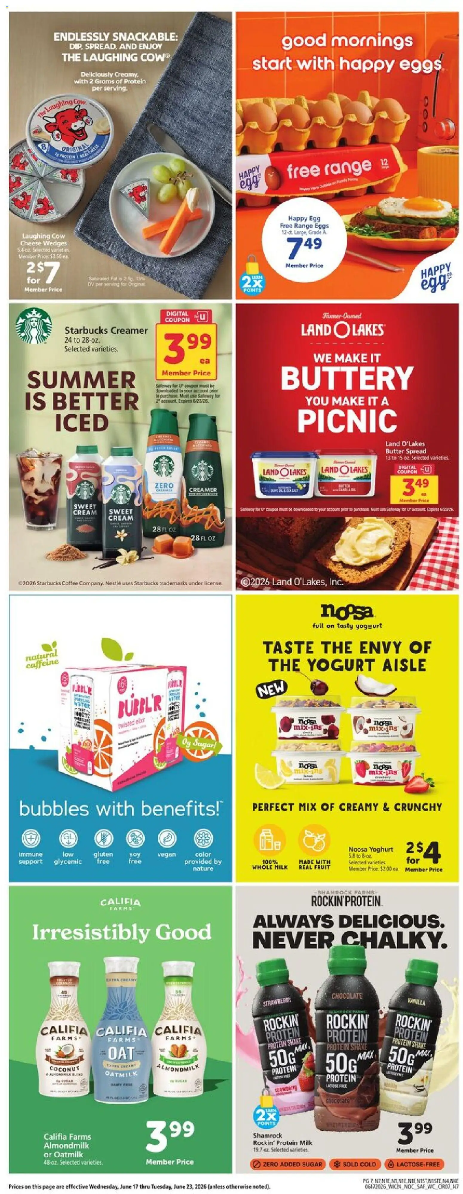 Safeway Weekly Ad - valid from 17.06.2026 | Page: 7 | Products: Wc, Yogurt, Coffee, Chocolate