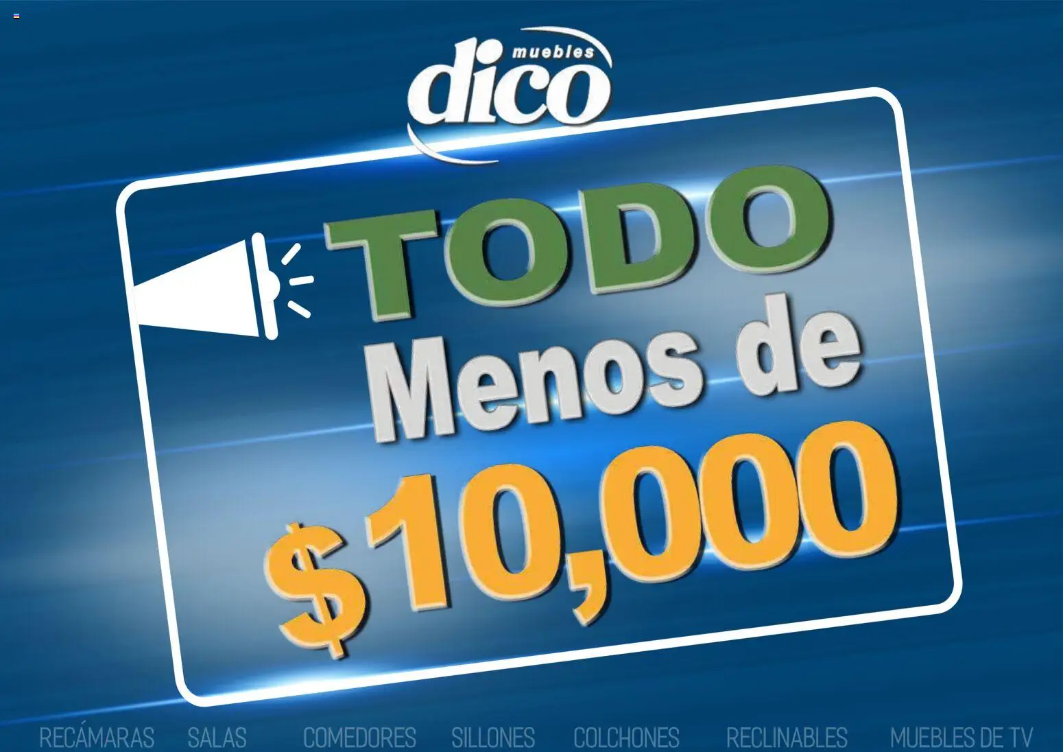 Nuevas ofertas de Muebles Dico válidas en toda la República Mexicana desde el 09.04.2026. ¡Encuentra las mejores ofertas en Muebles Dico catálogo Todo menos de 10000 Pacifico! | Página: 68