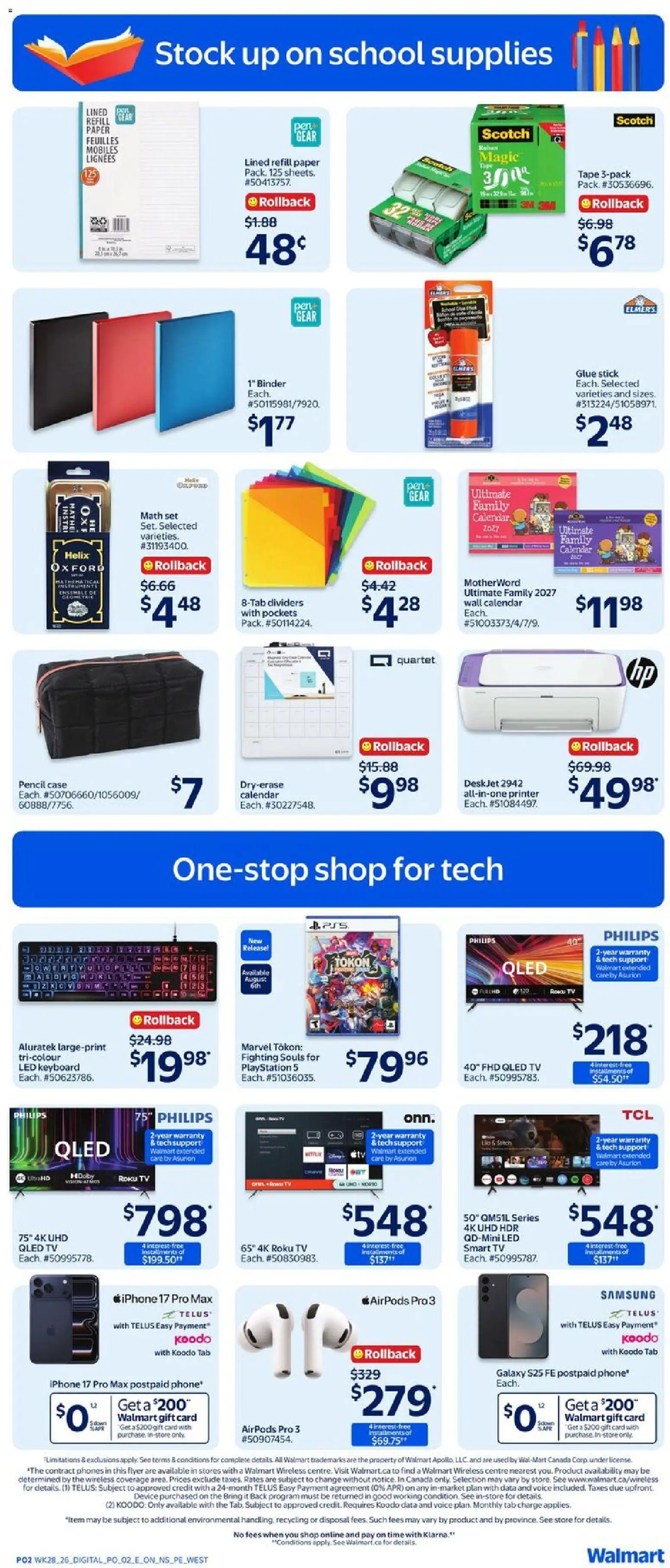 Walmart flyer valid from Aug 6, 2026 | Page: 7