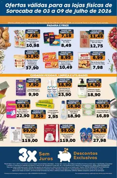 Tauste ofertas Pay - Pré-Visualização do folheto da loja Tauste, válido de 03/07/2026 | Página: 2 | Produtos: Pão, Chocolate, Roupas, Creme dental