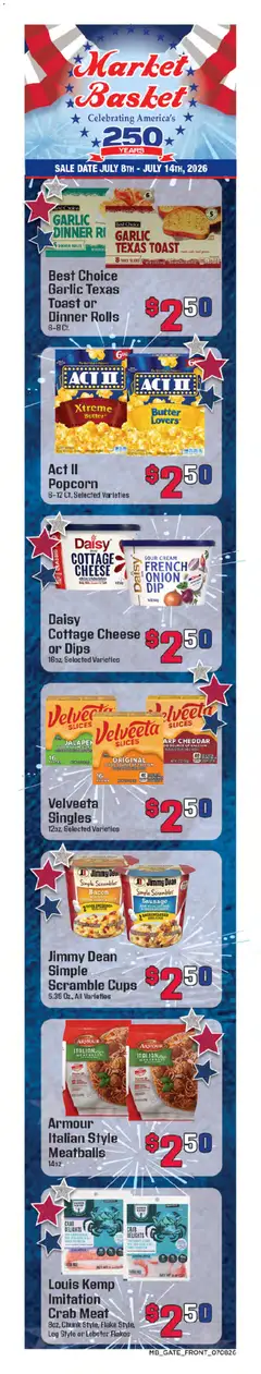 Preview of Market Basket weekly ads valid from 07/08/2026