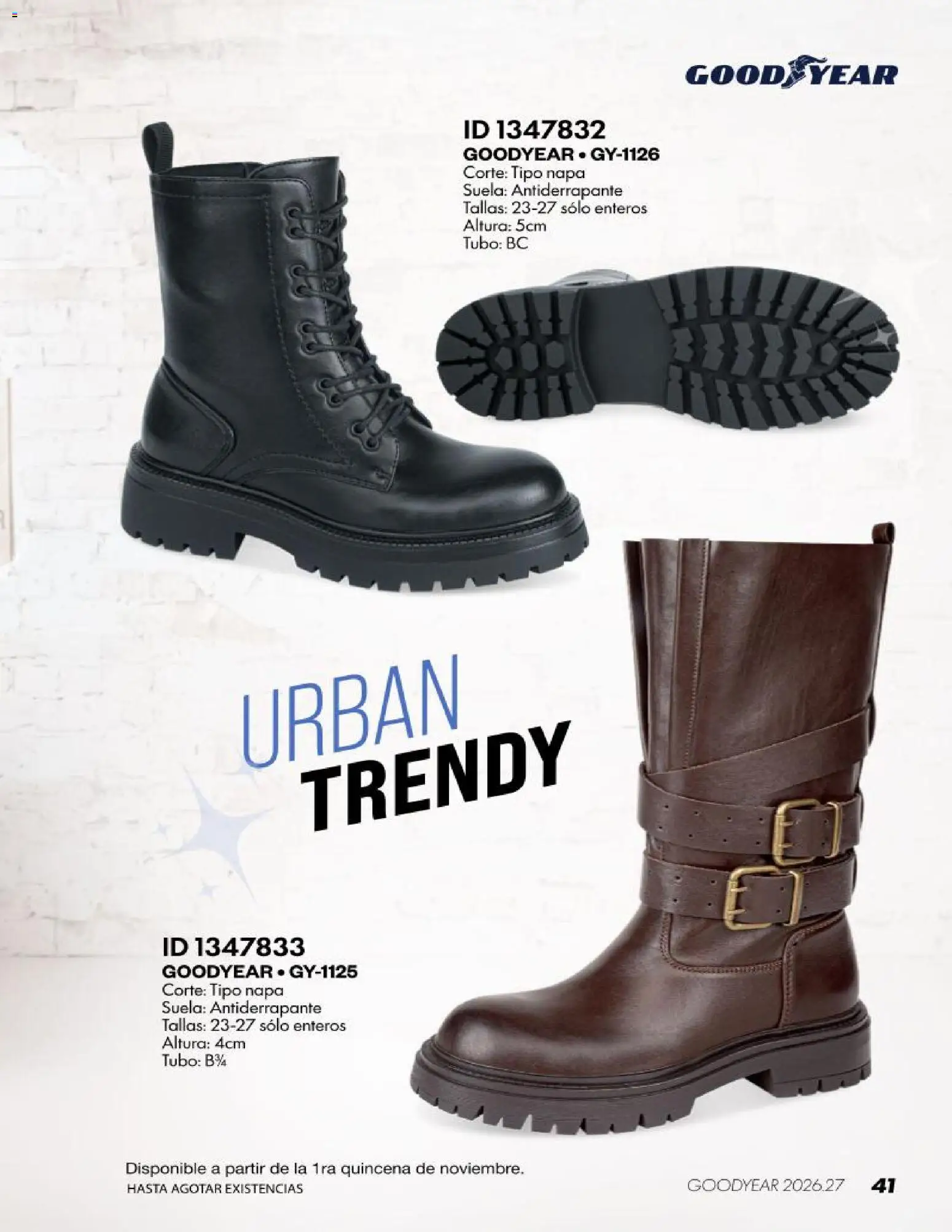 Nuevas ofertas de Price Shoes válidas en toda la República Mexicana desde el 20/10/2026. ¡Encuentra las mejores ofertas en Price Shoes catálogo Good Year! | Página: 41