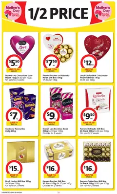 Preview of Coles catalogue  - valid from 29.04.2026 | Page: 10 | Products: Box, Milk, Chocolate