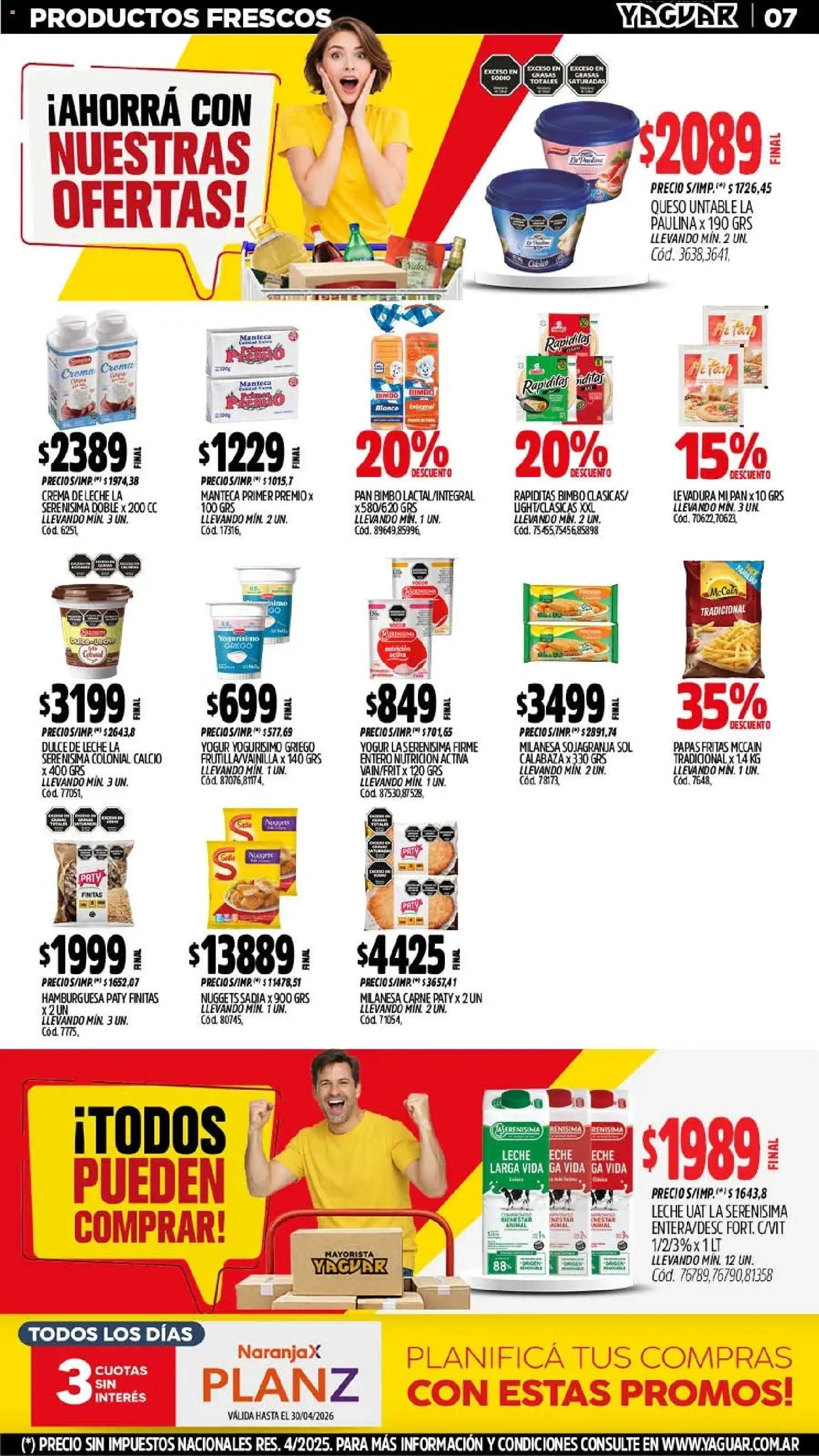 Yaguar - Oferta Semanal Córdoba │ válido desde el 04.05.2026 | Página: 7