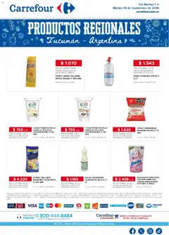 Vista previa Carrefour - Regionales | Tucumán válido desde el 01/09/2026