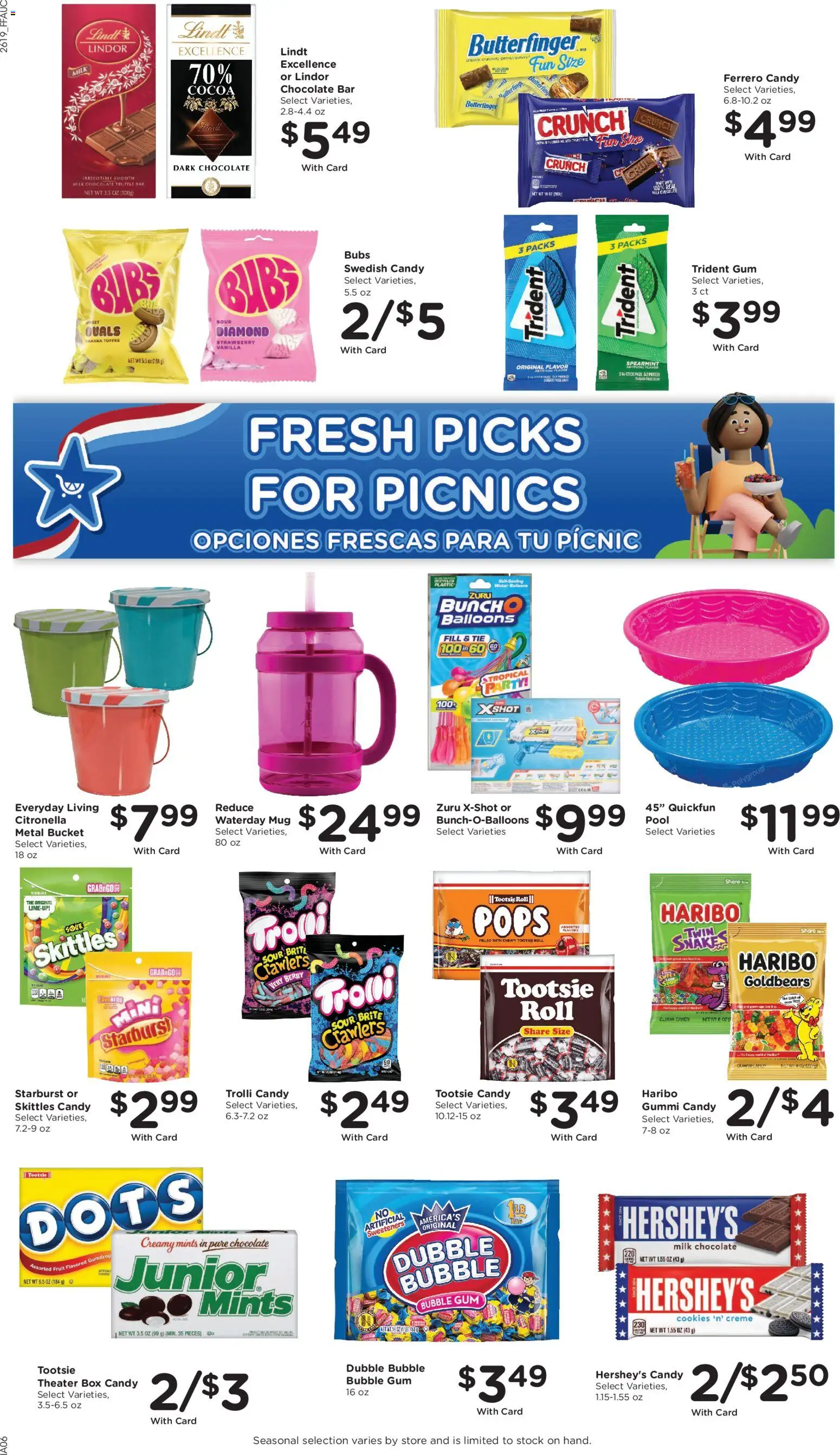 Fry's Food Weekly Ad - valid from 10.06.2026 | Page: 13 | Products: Milk, Chocolate, Cookies, Water