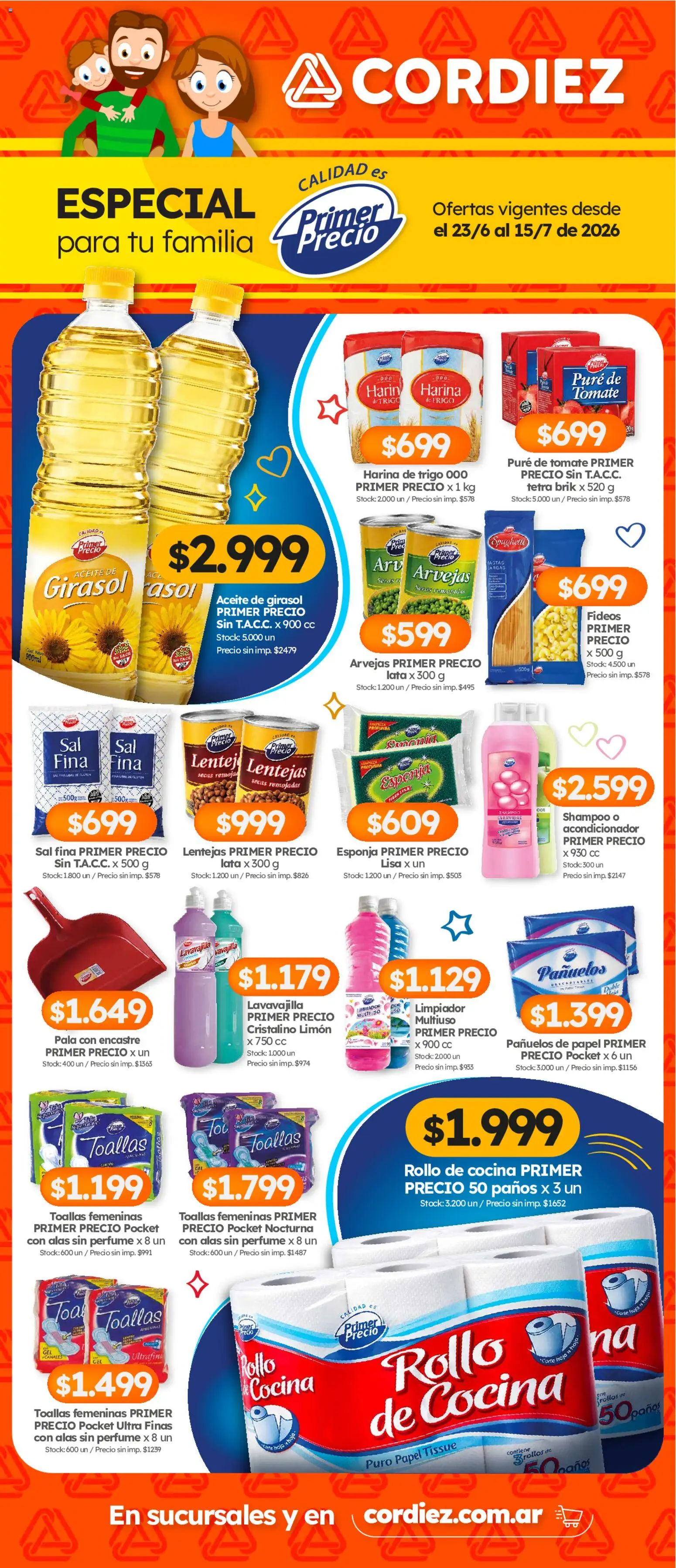 Cordiez ofertas │ válido desde el 23/06/2026 | Página: 1