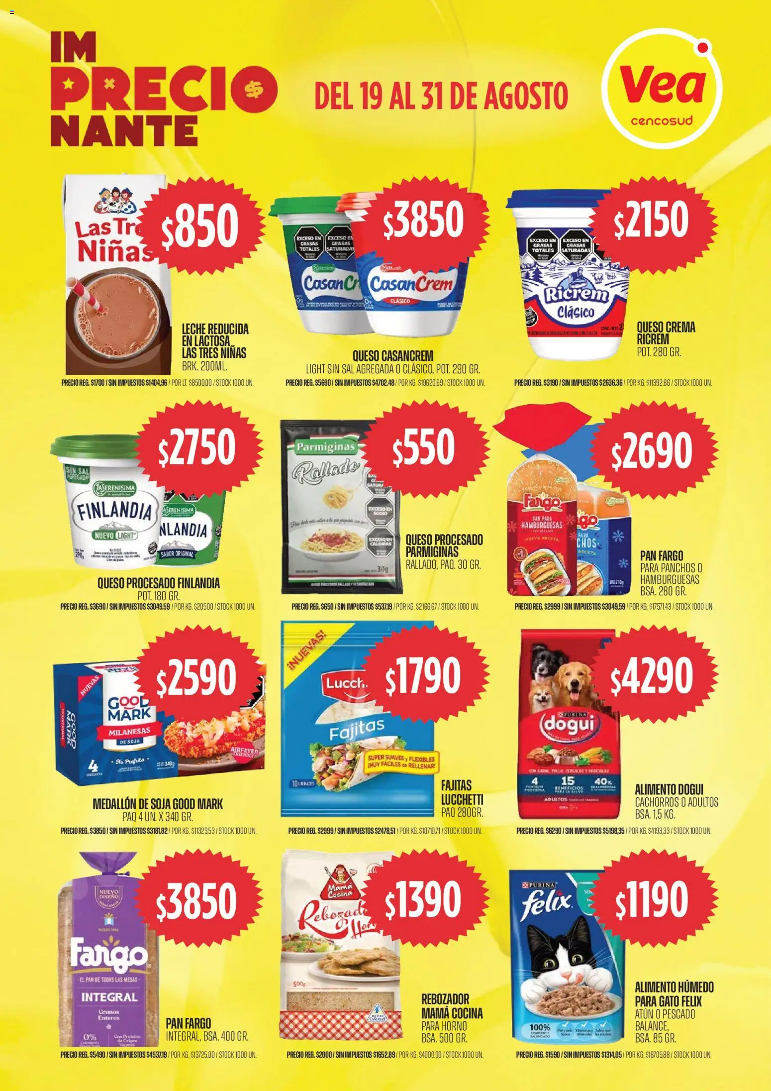 Vea ofertas │ válido desde el 18/08/2026 | Página: 11 | Productos: Queso crema, Atún, Leche, Crema
