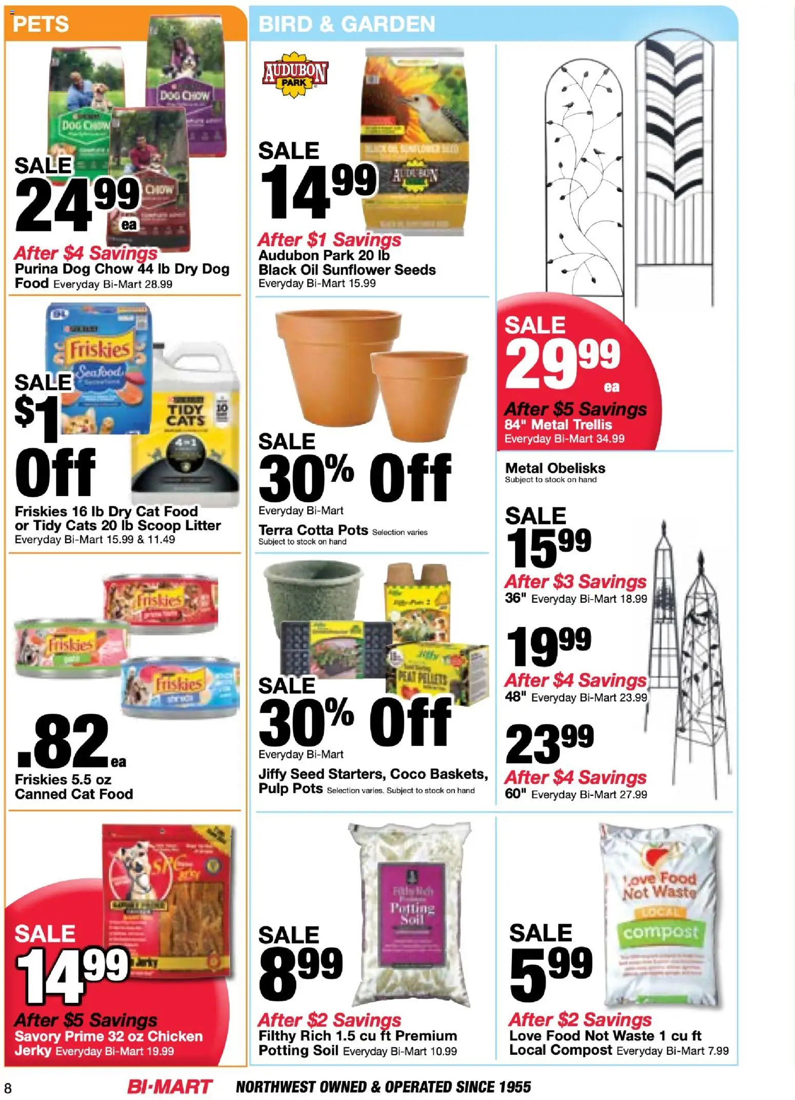 Bi-Mart Membership Savings Book - valid from 10.03.2026 | Page: 8 | Products: Cat Food, Oil