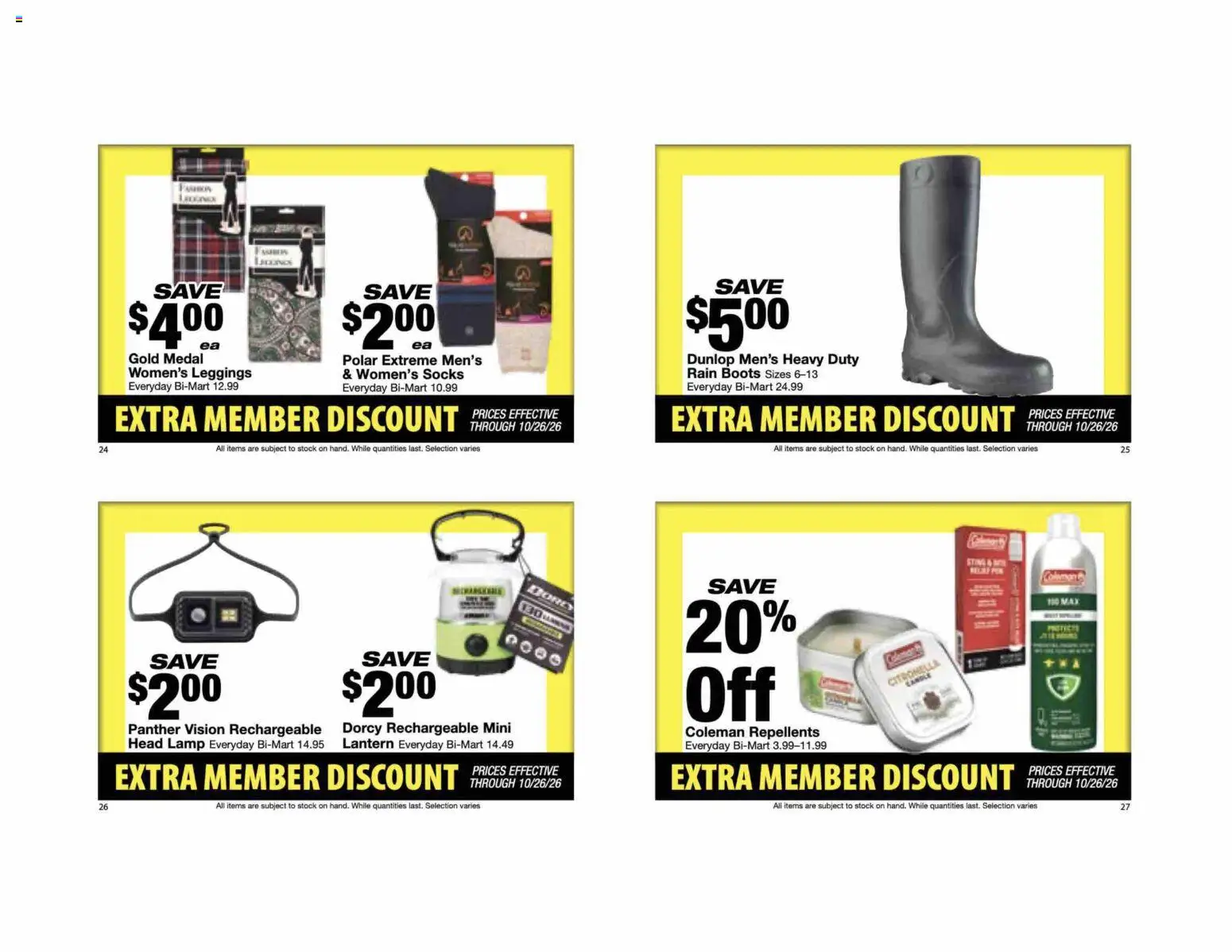 Bi-Mart Extra Member Discount Book - valid from 10/13/2026 | Page: 8