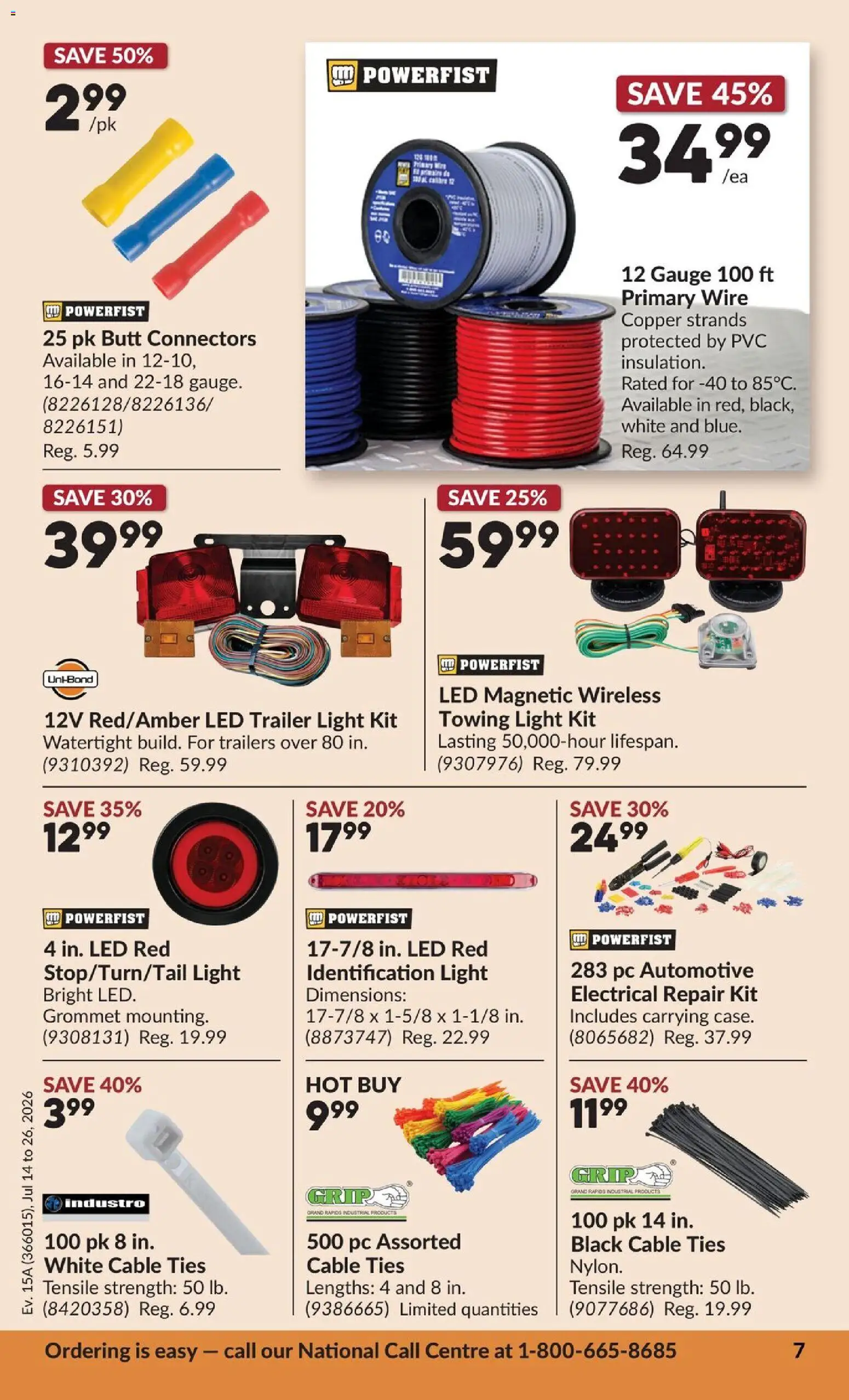 Princess Auto flyer valid from Jul 14, 2026 | Page: 19 | Products: PC, Cable