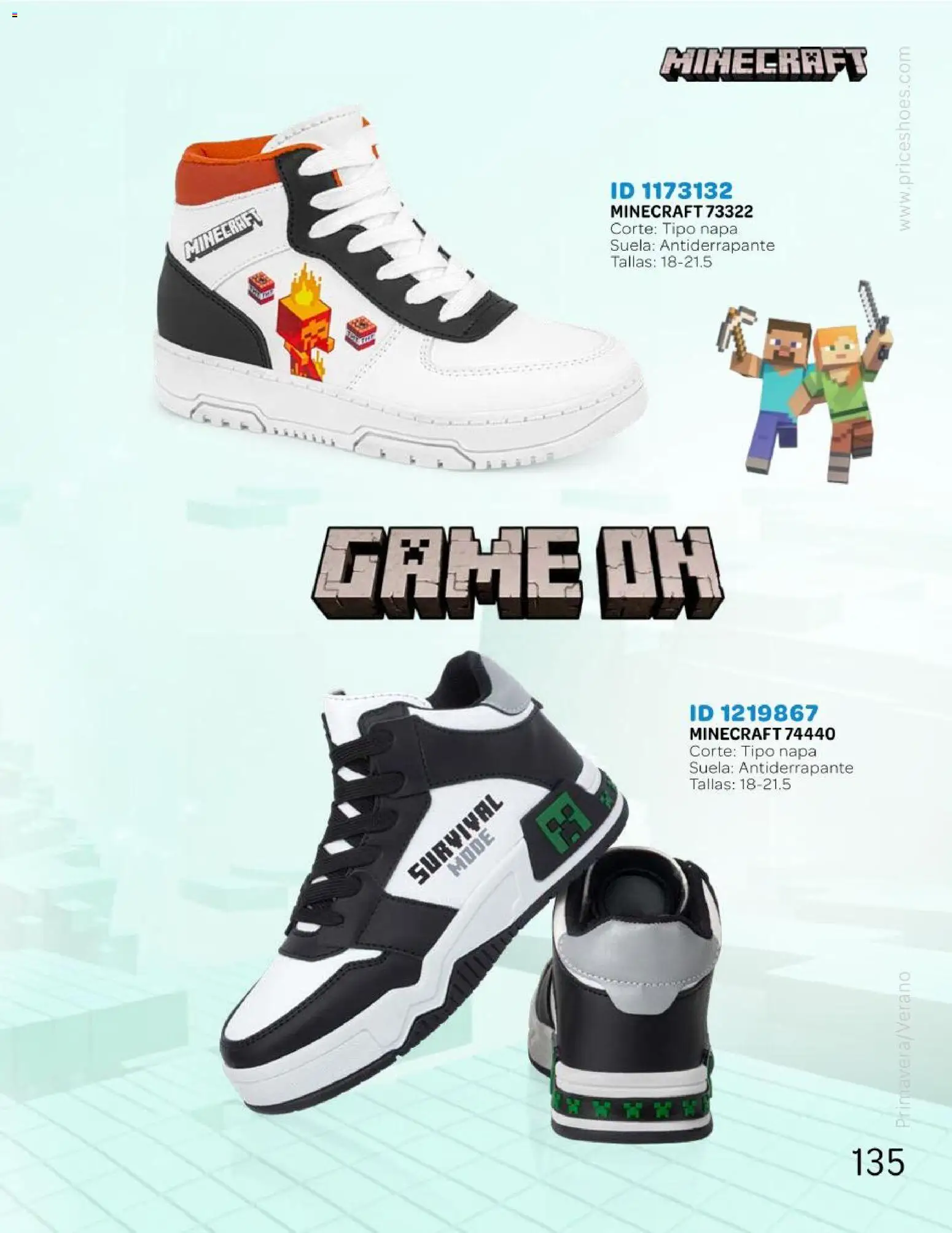 Nuevas ofertas de Price Shoes válidas en toda la República Mexicana desde el 25.04.2026. ¡Encuentra las mejores ofertas en Price Shoes catálogo Kids todo en uno! | Página: 135