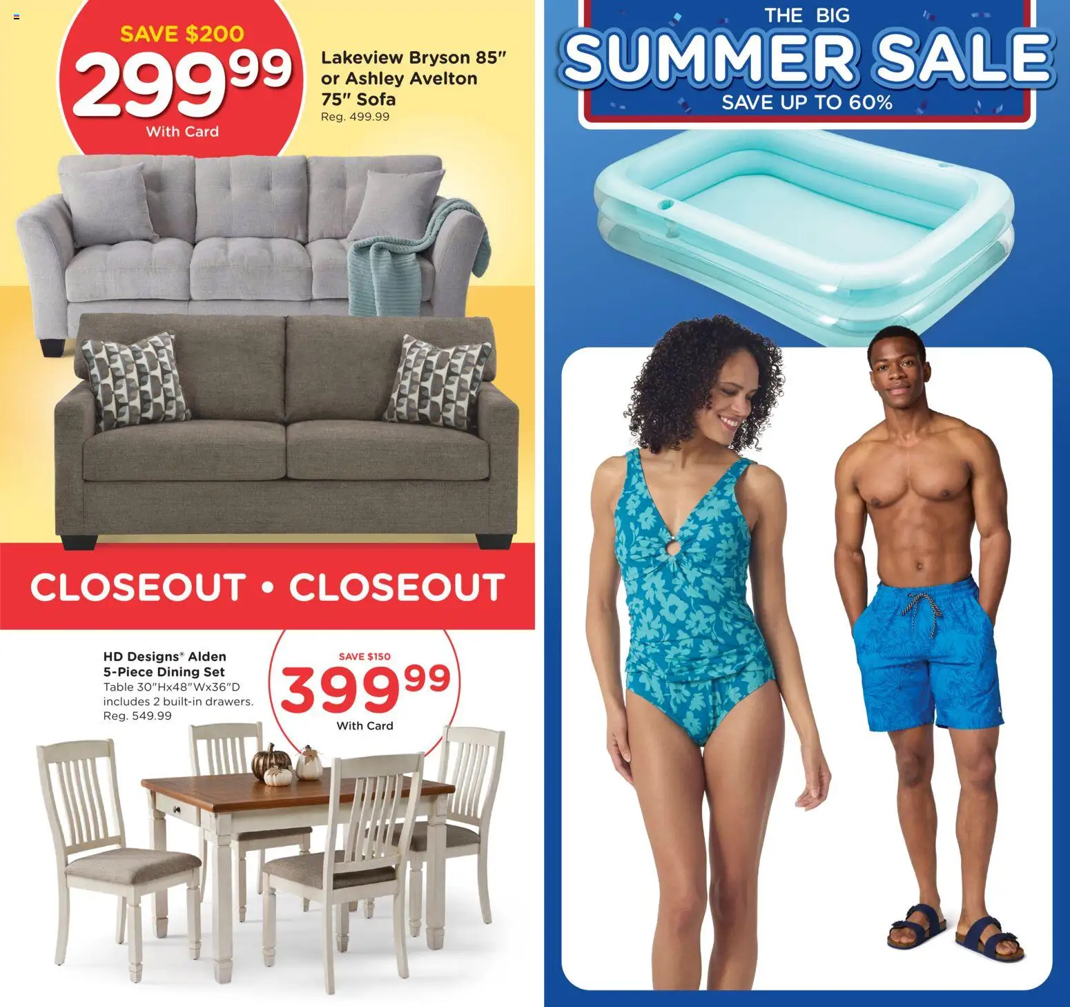 Fred Meyer Weekly Ad - valid from 07/08/2026 | Page: 2 | Products: Sofa, Table