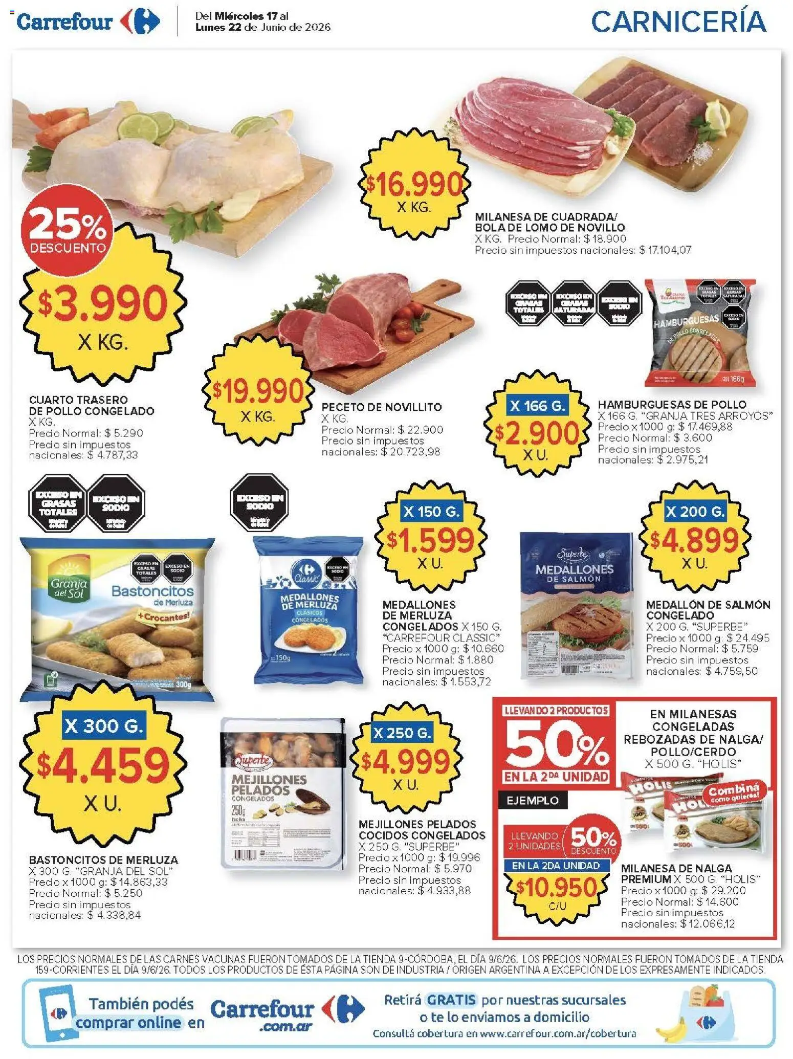 Carrefour - Carrefour Hiper │ válido desde el 17.06.2026 | Página: 8 | Productos: Pollo, Milanesa, Té