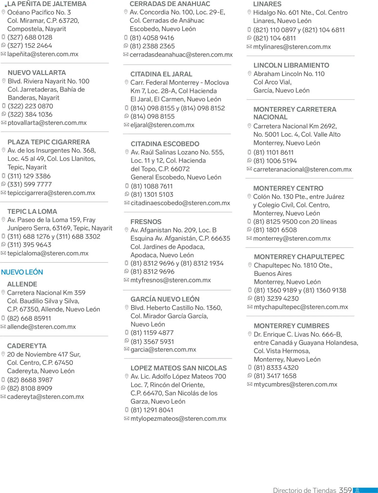 Nuevas ofertas de Steren válidas en toda la República Mexicana desde el 01.01.2026. ¡Encuentra las mejores ofertas en Steren catálogo! | Página: 371 | Productos: Col