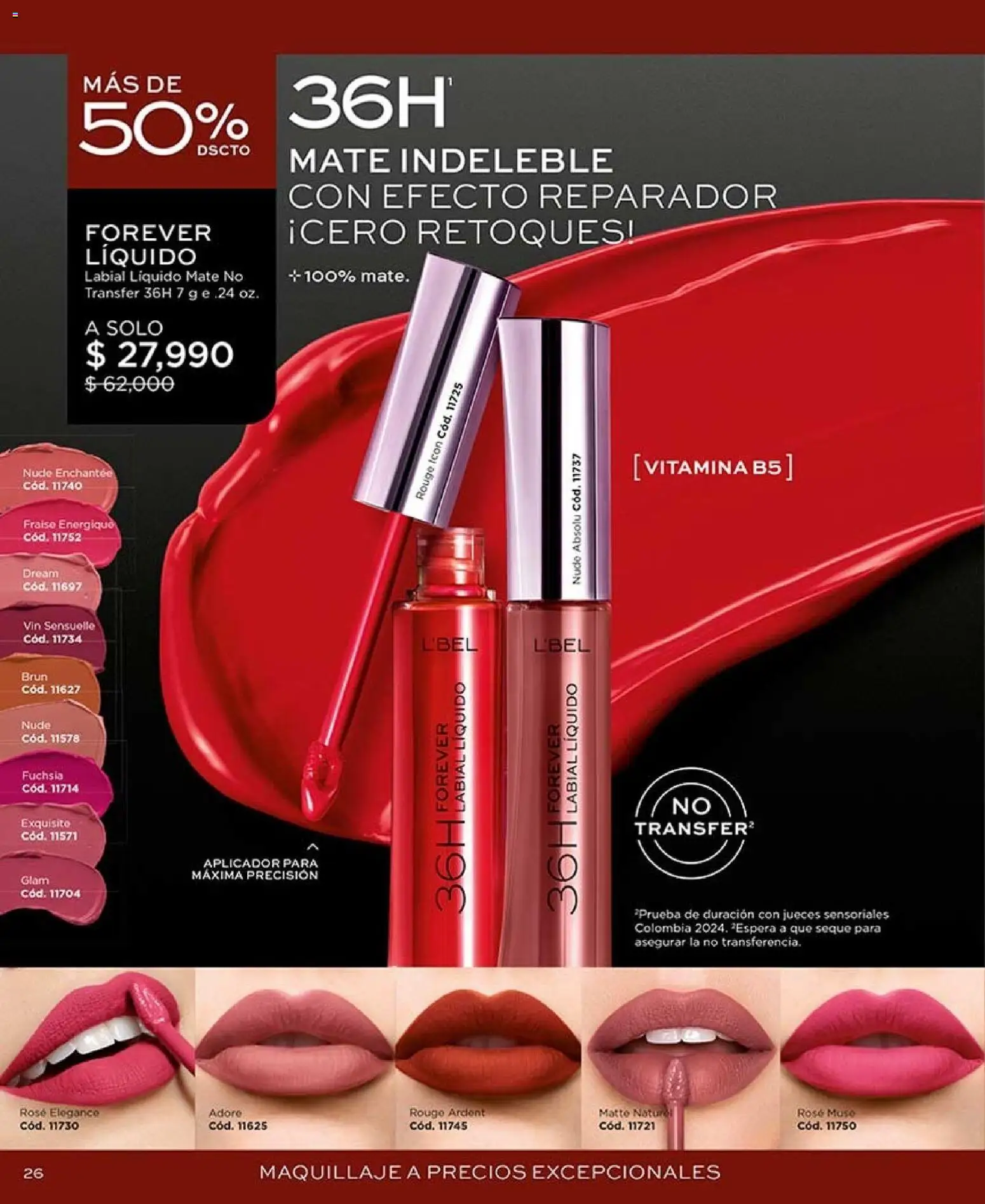 L'Bel revista - valida desde el 07/09/2026 | Página: 26 | Productos: Maquillaje