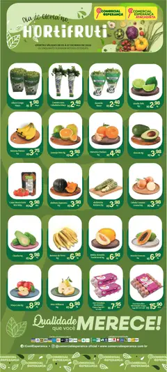 Comercial Esperança ofertas Hortifruti - Pré-Visualização do folheto da loja Comercial Esperança, válido de 05.05.2026