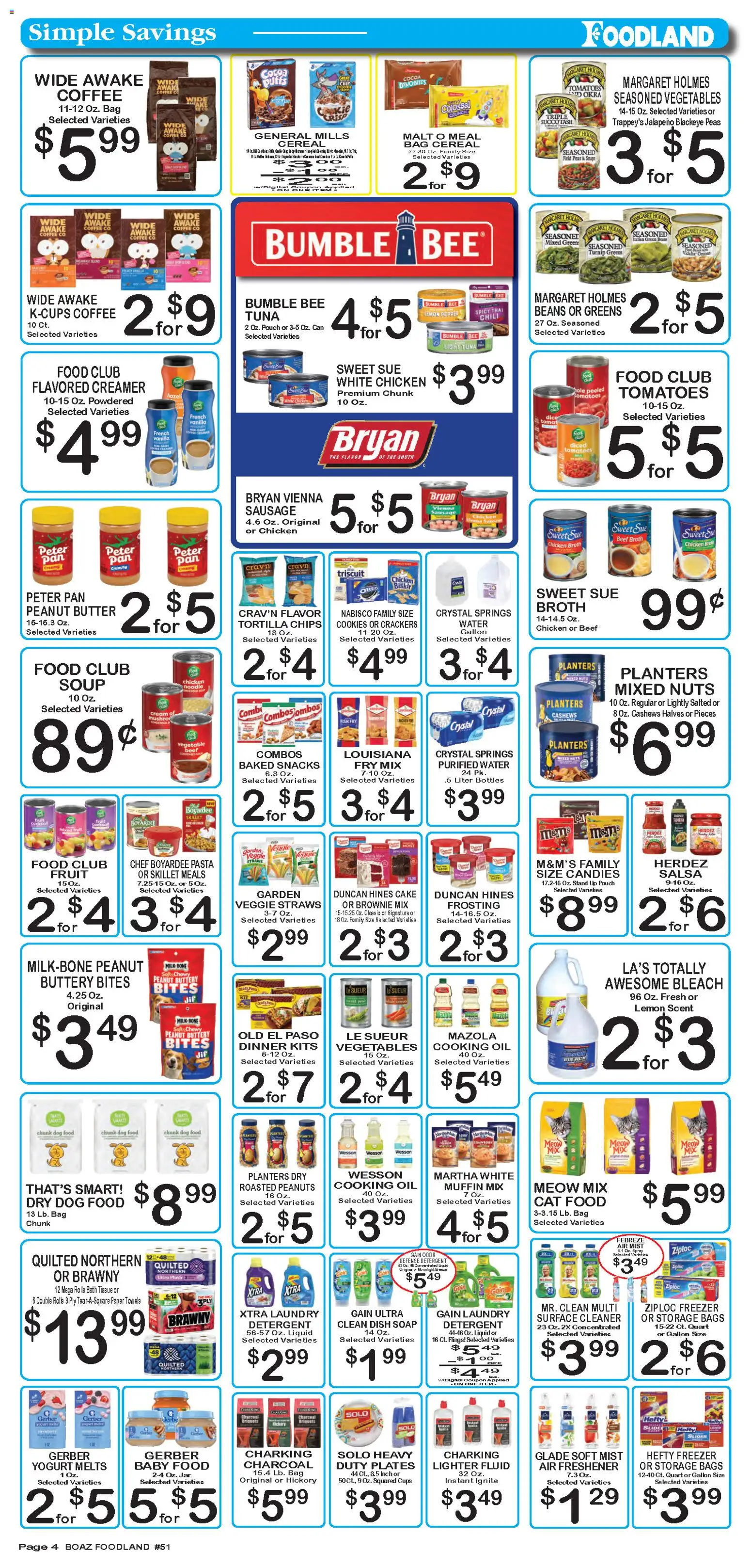 Foodland Weekly Ad - valid from 06/23/2026 | Page: 4 | Products: Cream, Baby food, Vegetables, Lemon