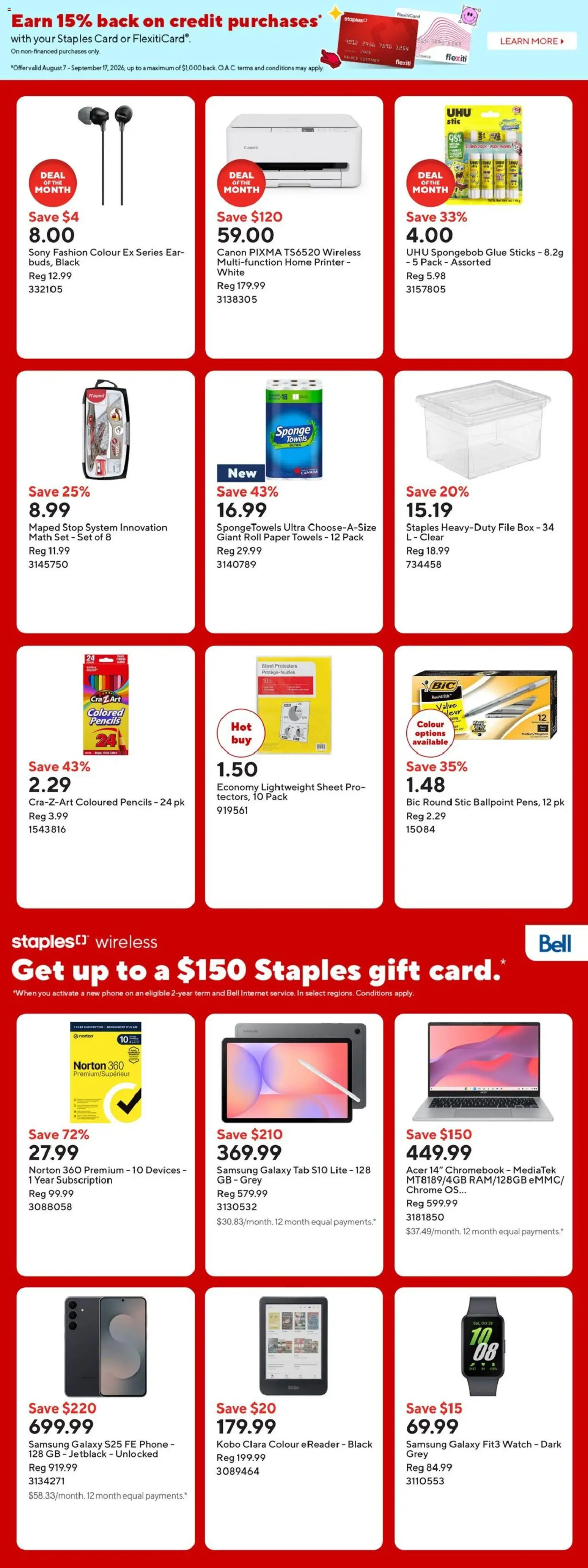 Staples flyer valid from Aug 14, 2026 | Page: 3