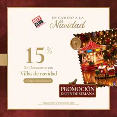 Vista previa de City Club catálogo En camino a la Navidad, nuevo folleto de la tienda, válido en México a partir del 16/10/2026