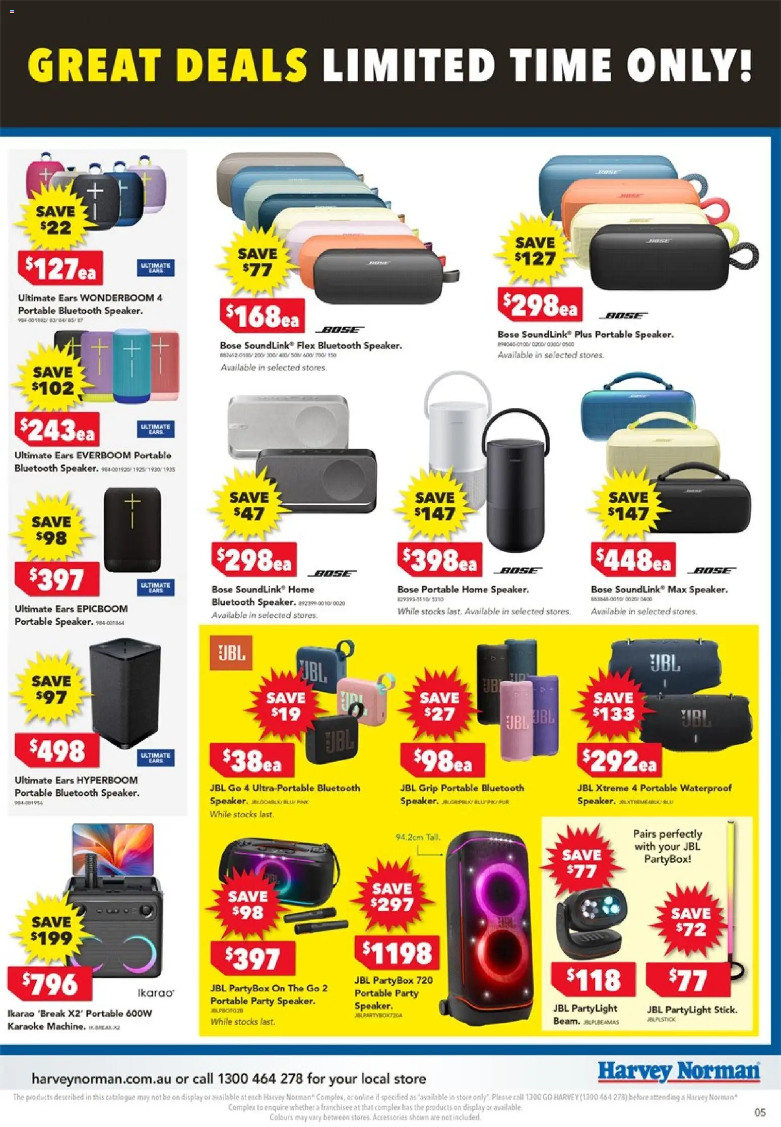 Harvey Norman catalogue - valid from 04.06.2026 | Page: 5 | Products: Box, Accessories, Portable