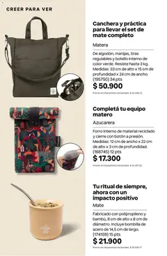 Vista previa Natura- Catálogo Natura Ciclo 7 válido desde el 01.06.2026 | Página: 272 | Productos: Mate, Azucarera, Bombilla