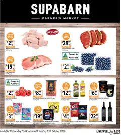 Preview of Supabarn catalogue - valid from 07/10/2026