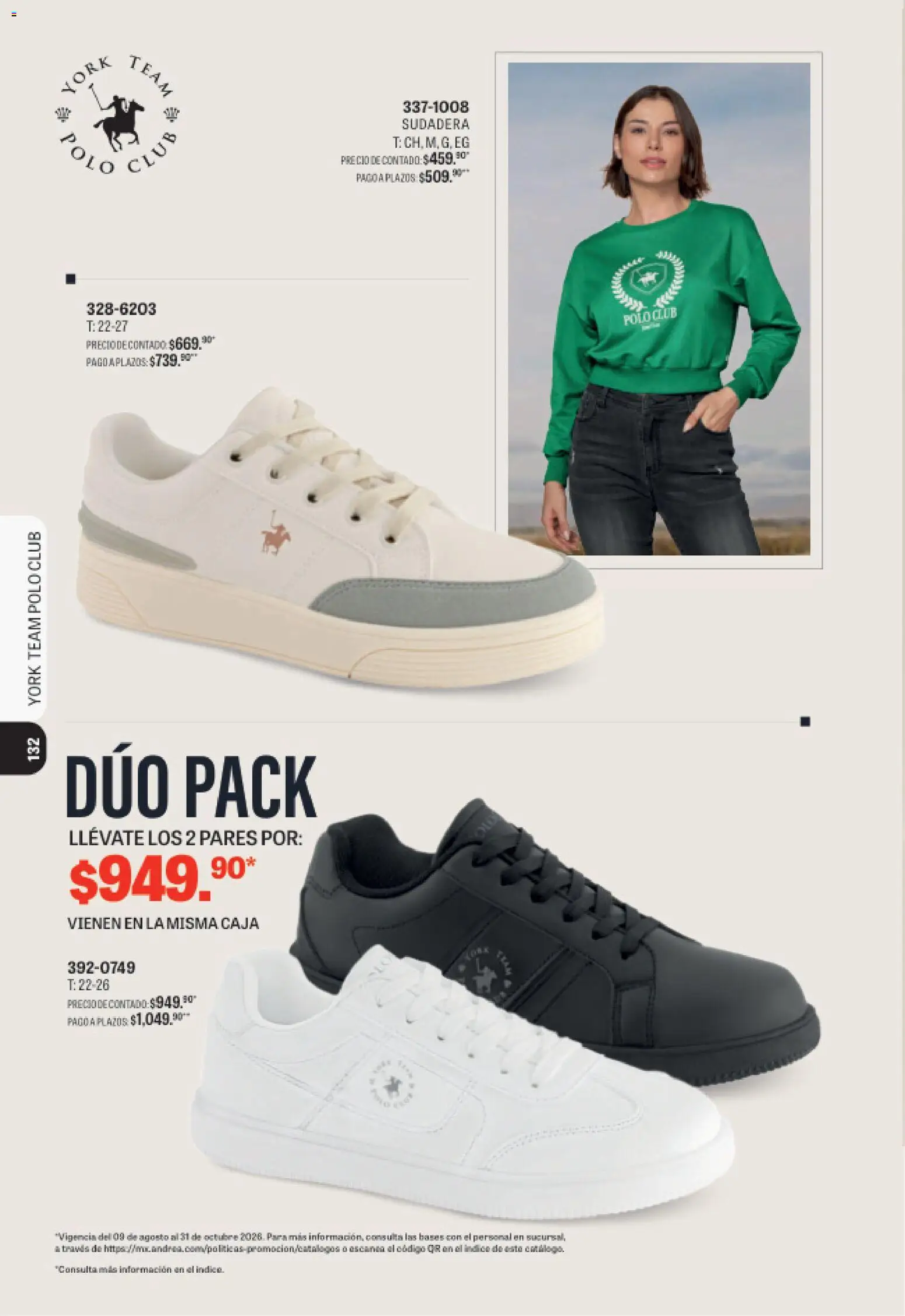 Nuevas ofertas de Andrea válidas en toda la República Mexicana desde el 23/08/2026. ¡Encuentra las mejores ofertas en Andrea catálogo Sport! | Página: 121