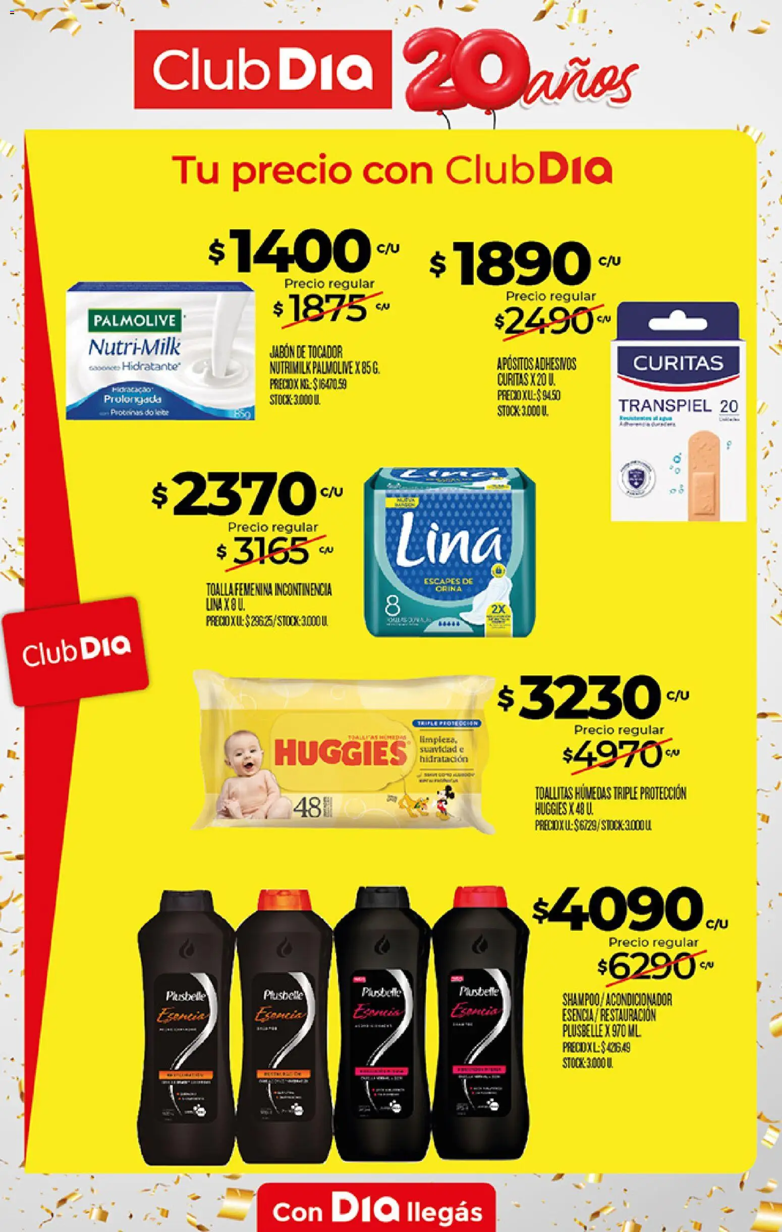 Supermercado DIA Ofertas │ válido desde el 01/09/2026 | Página: 16 | Productos: Toalla, Acondicionador, Toallitas húmedas, Jabón