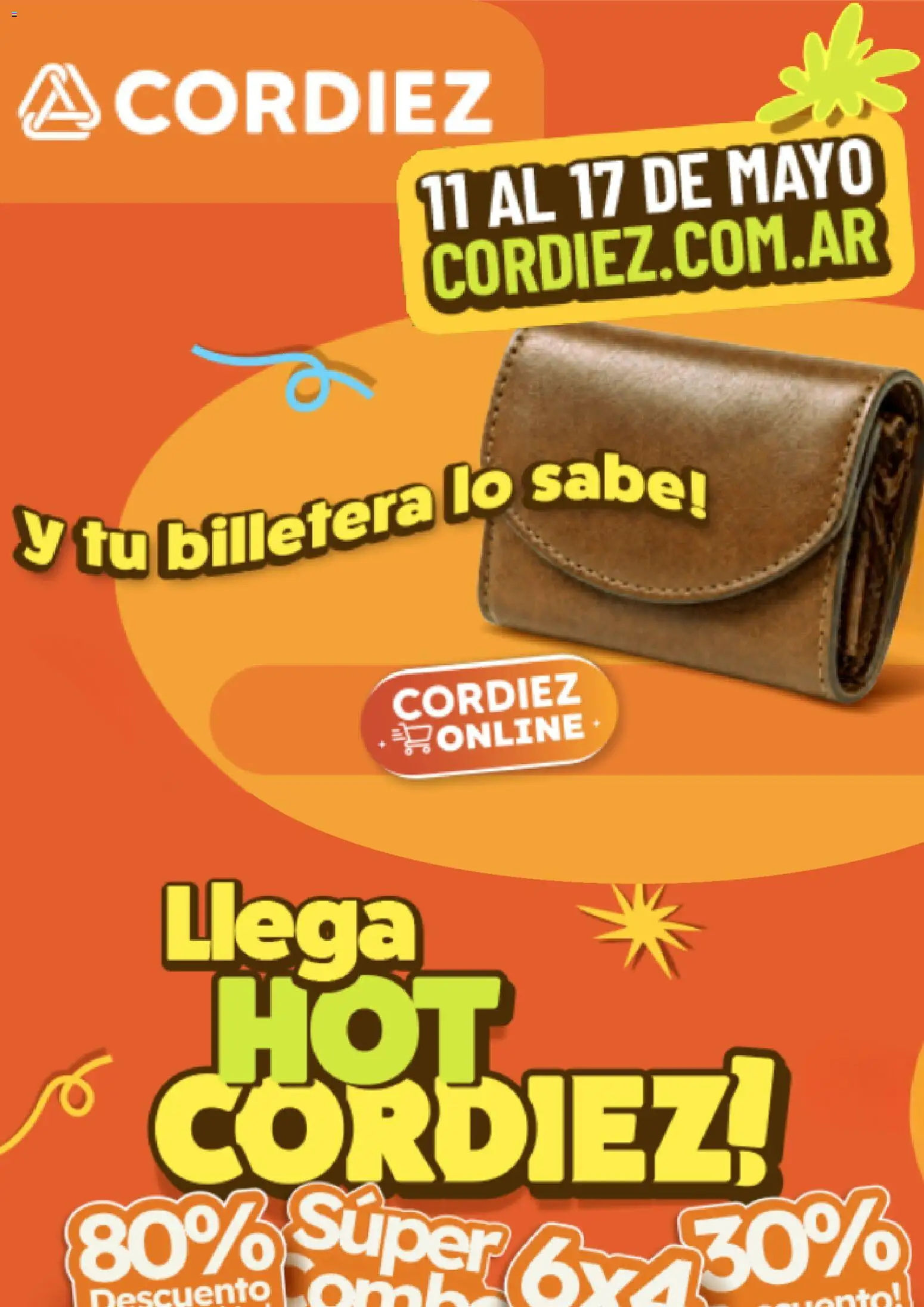 Cordiez -  HOT SALE aviso │ válido desde el 06.05.2026 | Página: 1 | Productos: Billetera