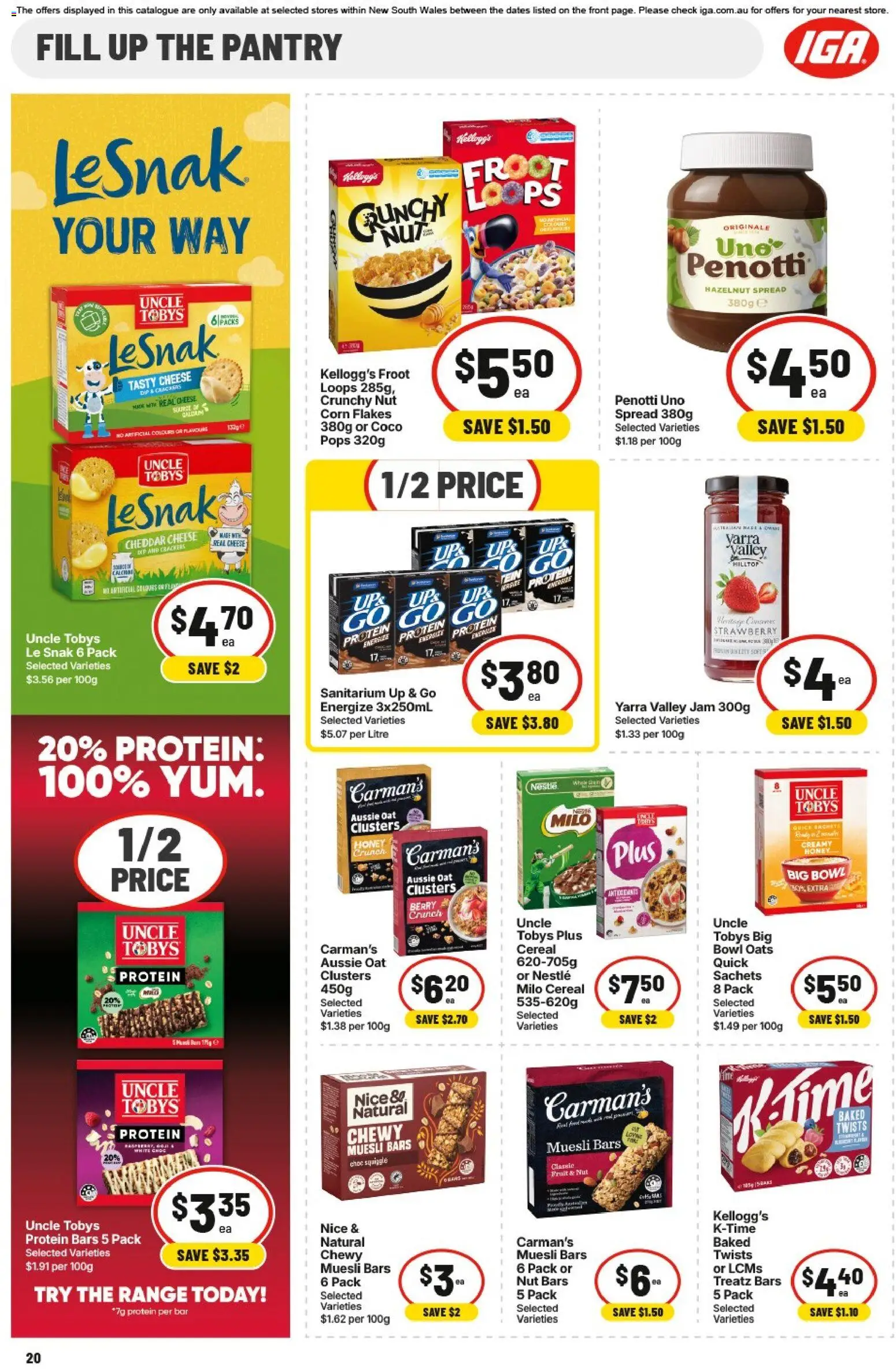 IGA catalogue - valid from 26/08/2026 | Page: 18 | Products: Energy drink, Ginger, Juice, Water
