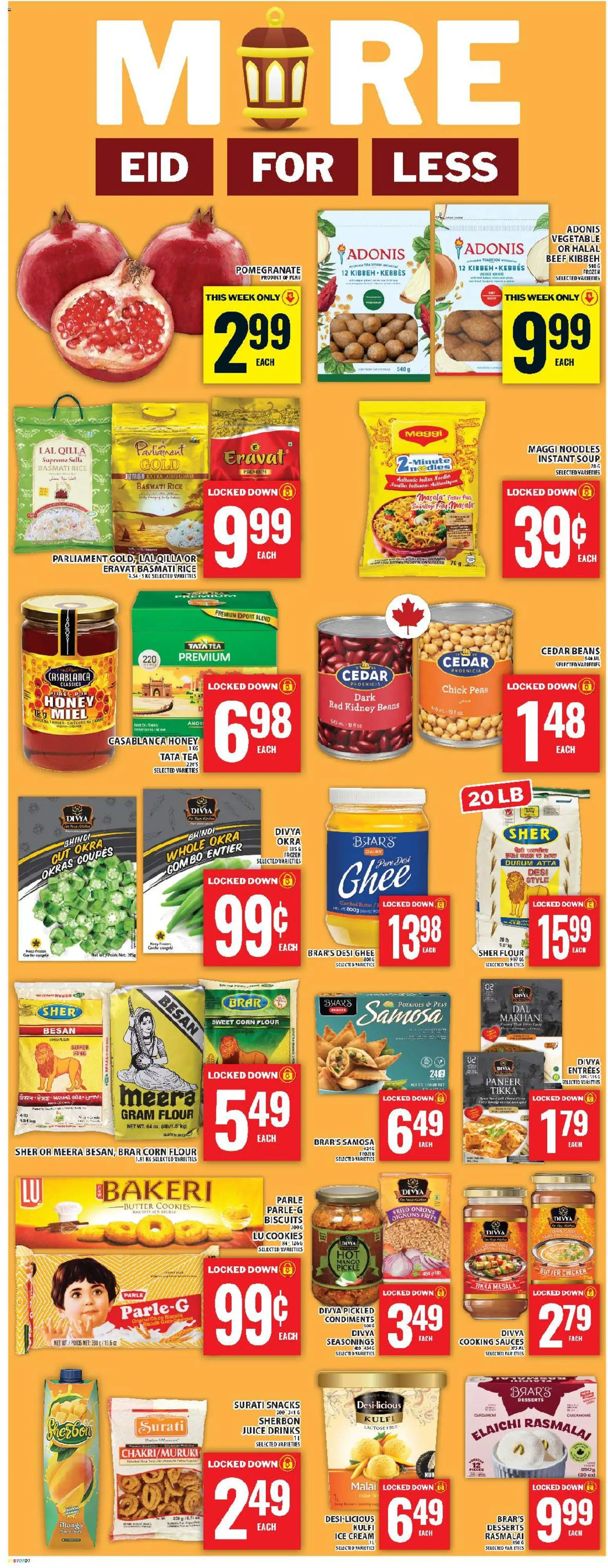 Food Basics flyer valid from 07.05.2026 | Page: 9 | Products: Rice, Noodles, Beef, Chicken