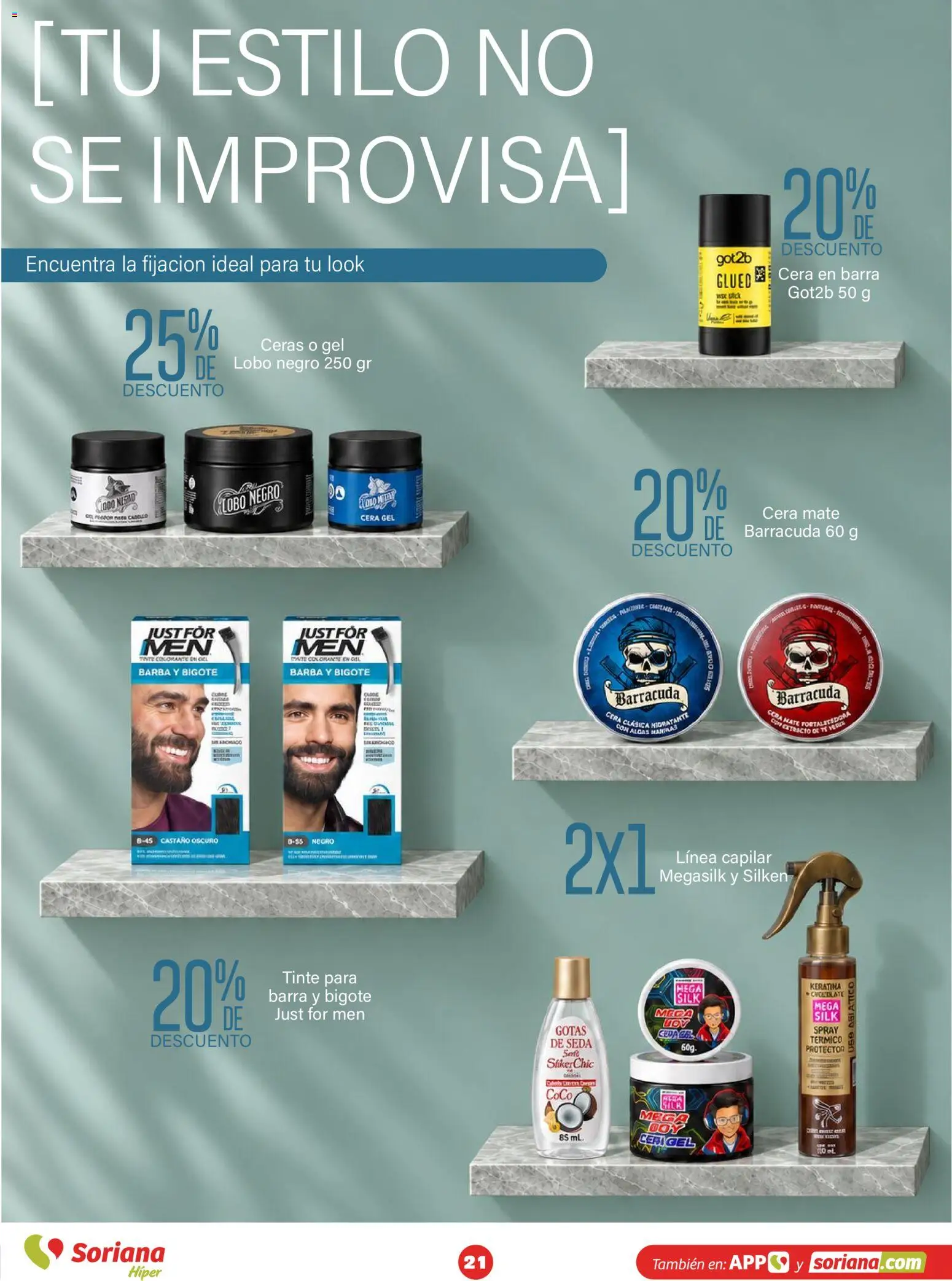 Nuevas ofertas de Soriana válidas en toda la República Mexicana desde el 30/09/2026. ¡Encuentra las mejores ofertas en Soriana Híper - Modo #Glowing! | Página: 21 | Productos: Coco, Cera, Barra, Mate