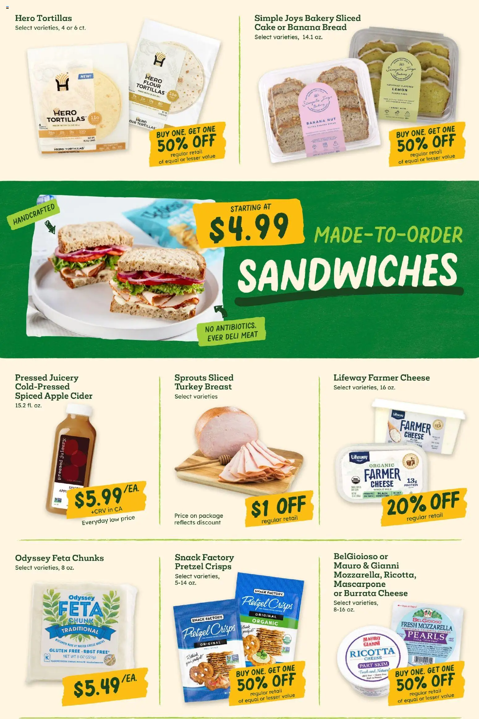 Sprouts Weekly Ad - valid from 09/16/2026 | Page: 8 | Products: Cider, Oil, Bread, Flour