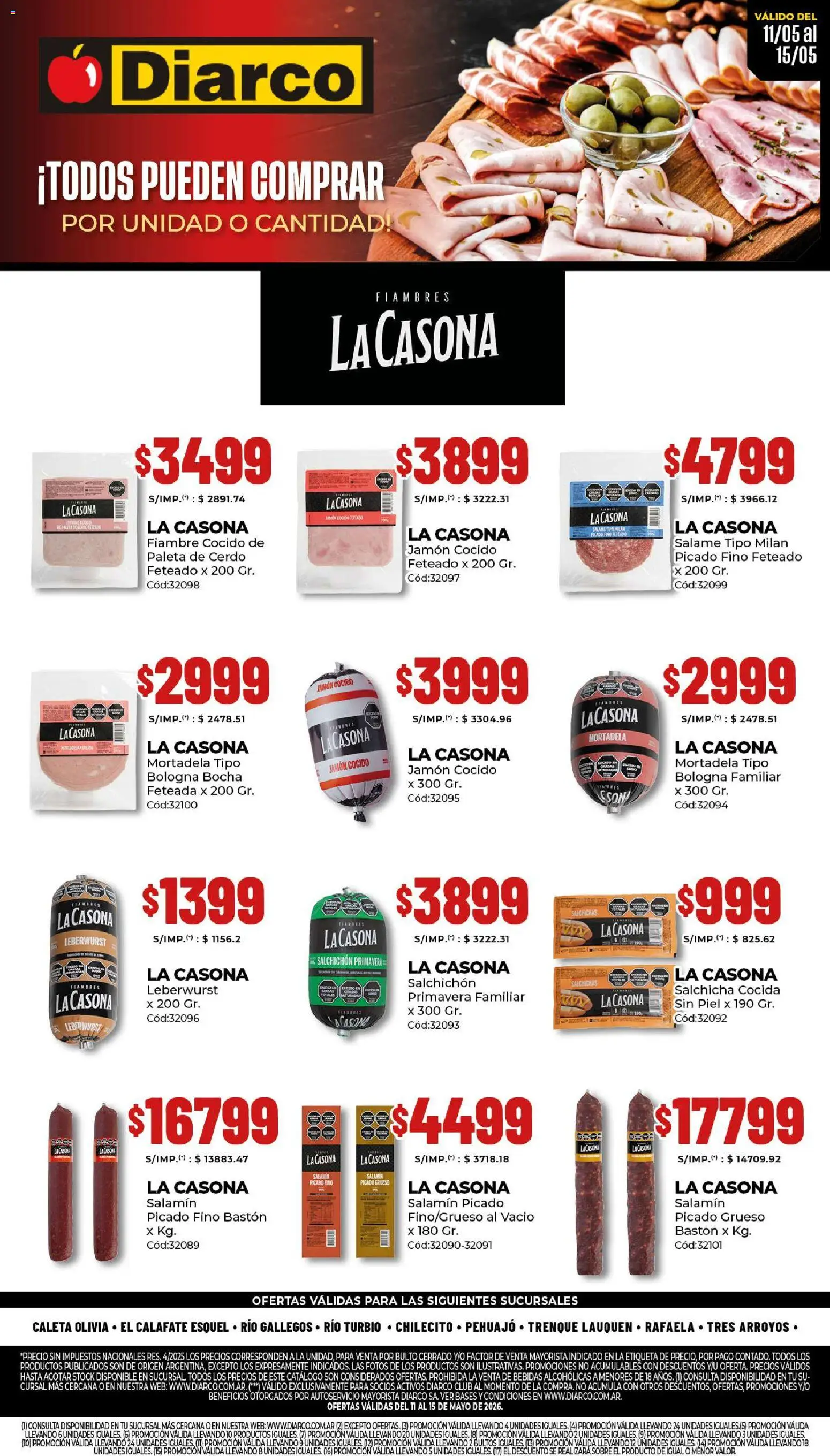Diarco - Especial Casona │ válido desde el 11.05.2026 | Página: 1