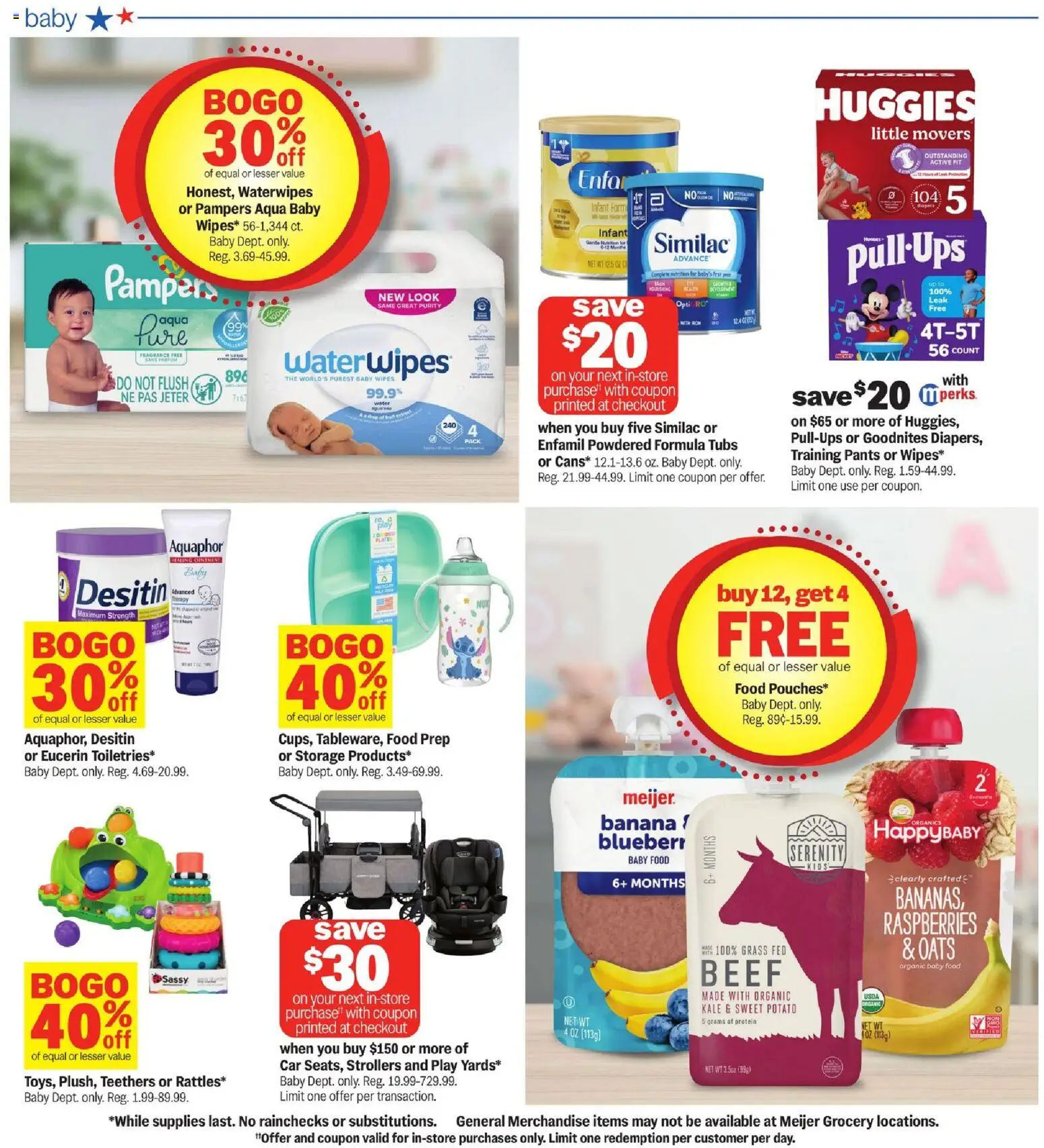 Meijer Weekly Ad - MI - valid from 08/12/2026 | Page: 32 | Products: Kale, Fragrance, Protein, Baby food