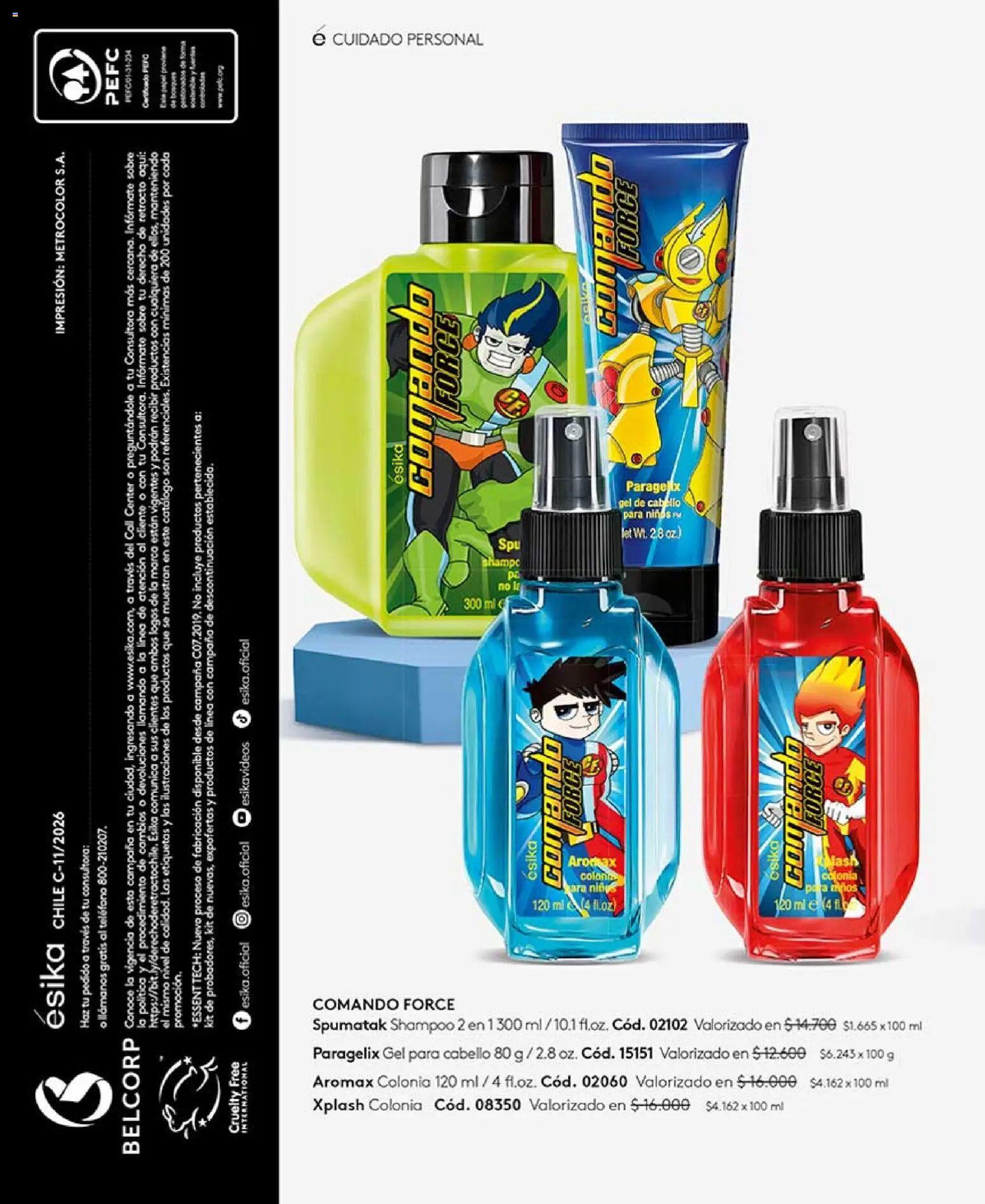 Catálogo Ésika Campaña 11 │ válido desde el 15.06.2026 | Página: 128 | Productos: Sobre, Campana, Shampoo, Teléfono
