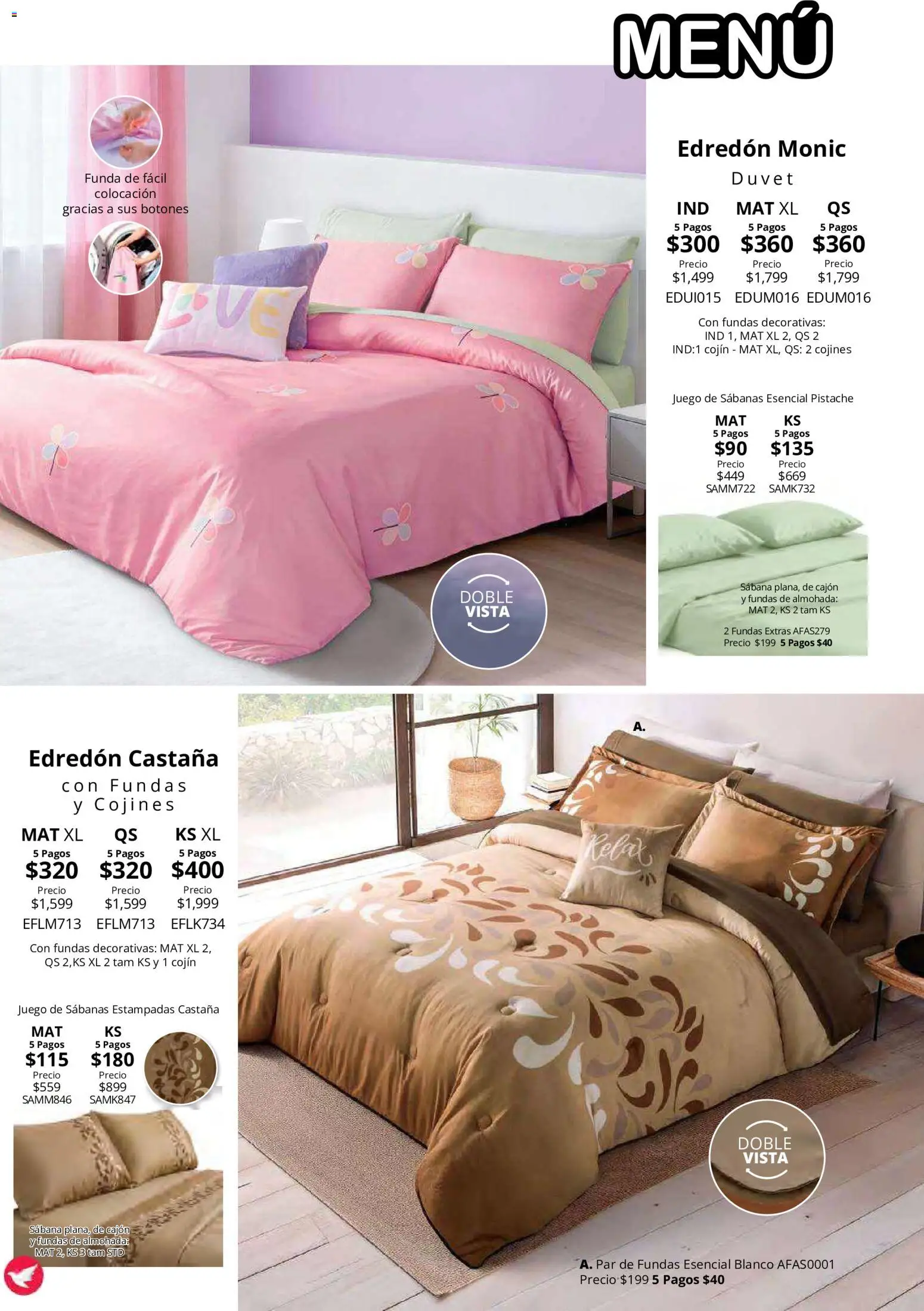 Nuevas ofertas de Colchas Concord válidas en toda la República Mexicana desde el 15/10/2026. ¡Encuentra las mejores ofertas en Colchas Concord catálogo! | Página: 20