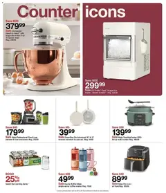 Preview of Target weekly ads valid from 08/30/2026 | Page: 27 | Products: Pan, Coffee, Blender, Ice Maker