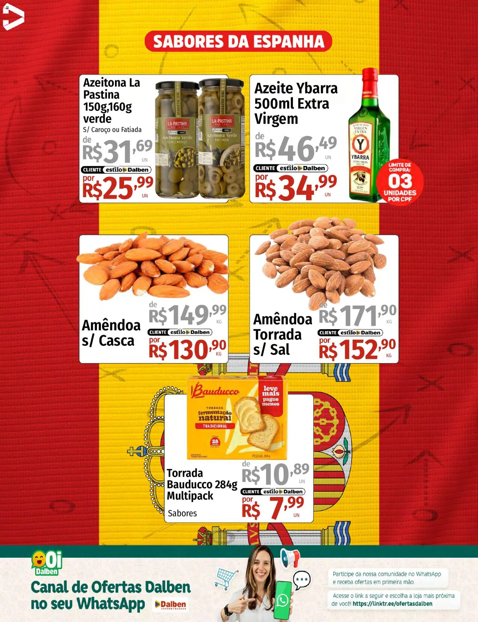 Supermercado Dalben Folheto - válido de 12.06.2026 | Página: 5 | Produtos: Sal, Azeite