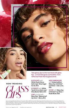 Preview of Mary Kay weekly ads valid from 16.02.2026 | Page: 9 | Products: Lip Liner, Lip gloss, Butter, Tea