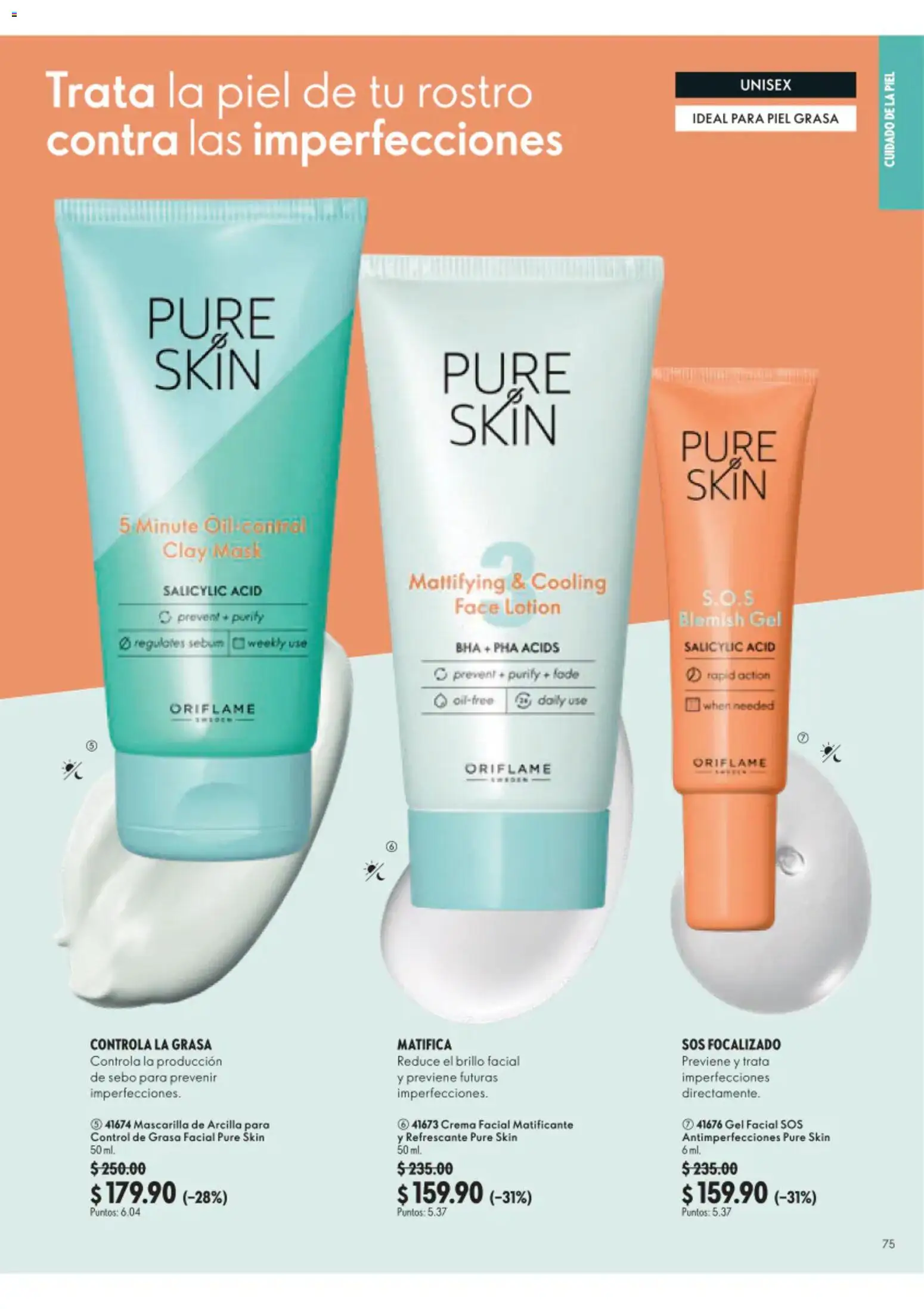 Nuevas ofertas de Oriflame válidas en toda la República Mexicana desde el 22/08/2026. ¡Encuentra las mejores ofertas en Oriflame campaña 12 2026! | Página: 75 | Productos: Crema, Brillo, Mascarilla