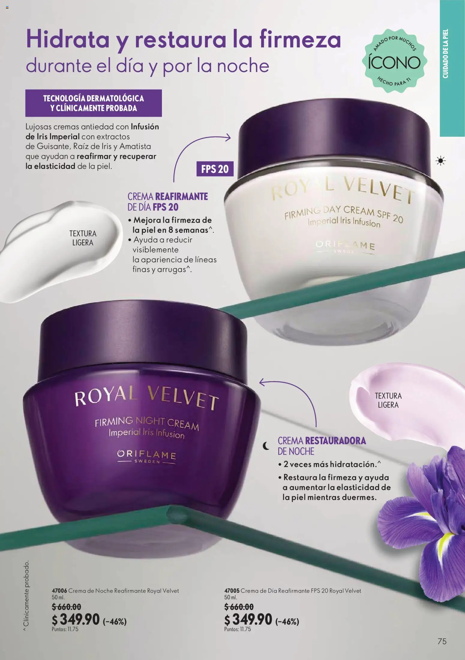 Nuevas ofertas de Oriflame válidas en toda la República Mexicana desde el 22/08/2026. ¡Encuentra las mejores ofertas en Oriflame campaña 12 2026! | Página: 75 | Productos: Crema, Brillo, Crema facial, Mascarilla