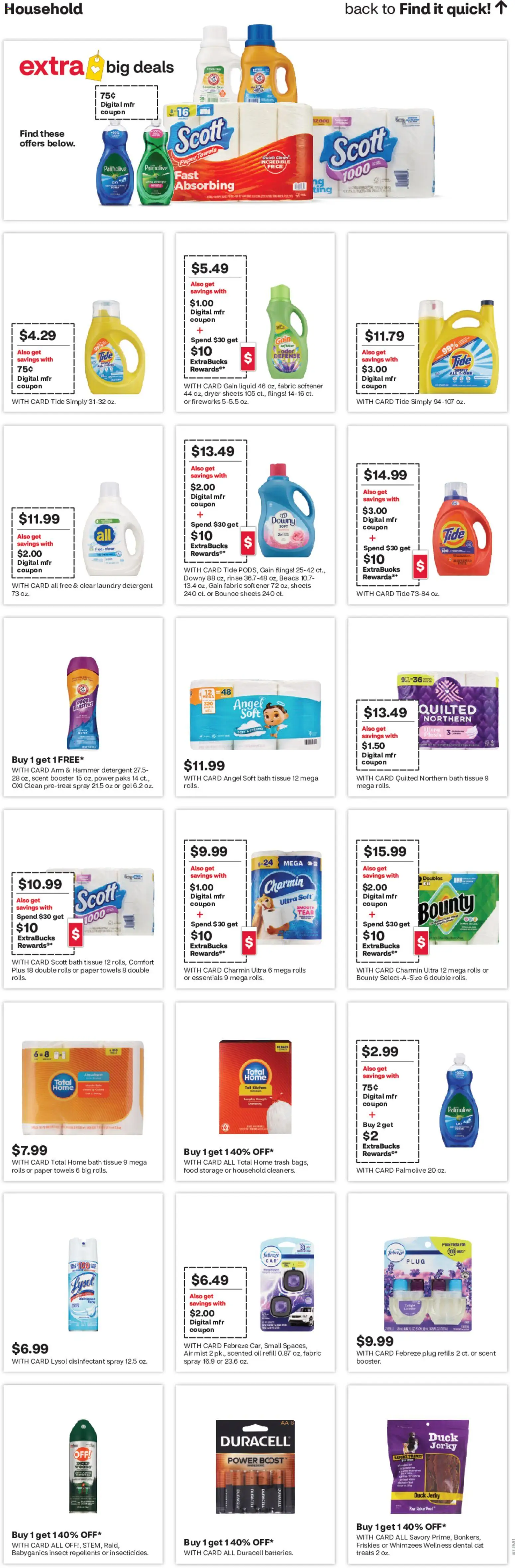 CVS Pharmacy Weekly Ad - WA - valid from 14.06.2026 | Page: 19 | Products: Bath, Hammer, Oil, Fabric softener