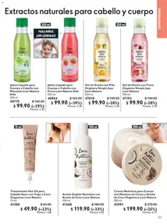 Vista previa de Oriflame campaña 10 2026, nuevo folleto de la tienda, válido en México a partir del 11/07/2026 | Página: 109 | Productos: Crema, Piña, Cacao, Gel de ducha
